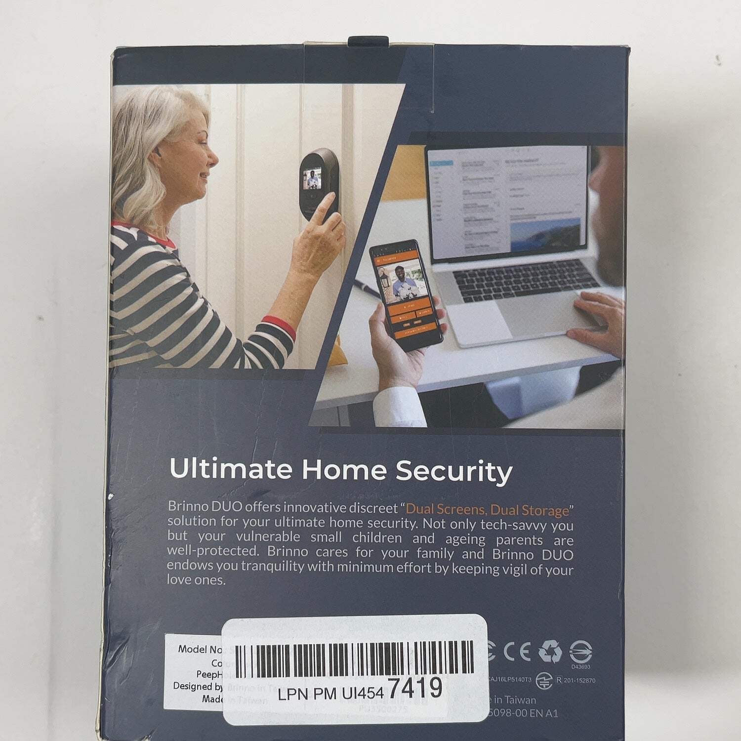 Brinno Duo Smart Peephole DoorCam SCH1000W 12