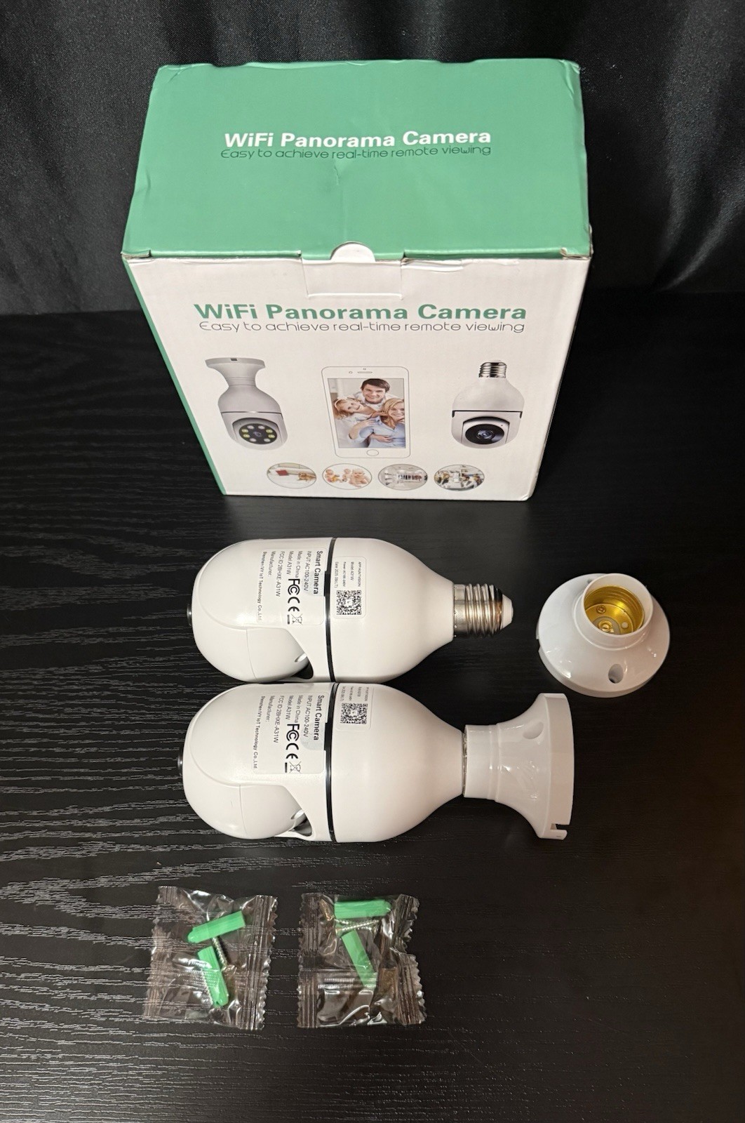 2- 3MP Huntvision AI Intelligent Wifi Cameras W/Instant Alert, Real Time Monitor