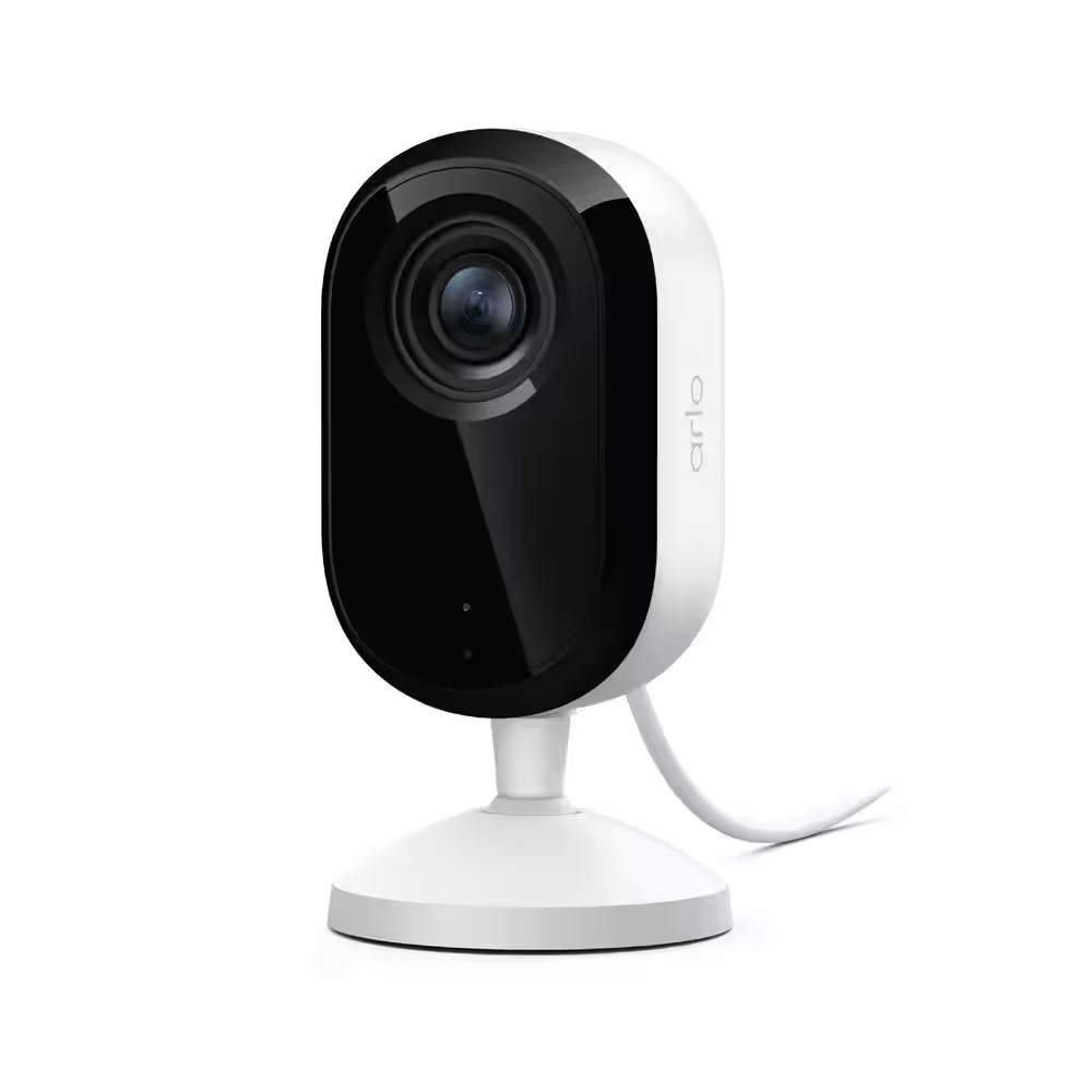 Essential Plug-In Indoor Security Camera 2K (3Rd Gen) with Dual-Band Wi-Fi and P