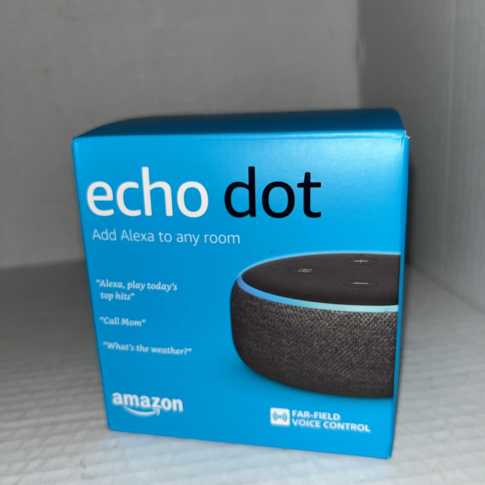 Echo Dot (3rd Gen) Smart speaker with Alexa Charcoal Amazon Echodot New Open Box