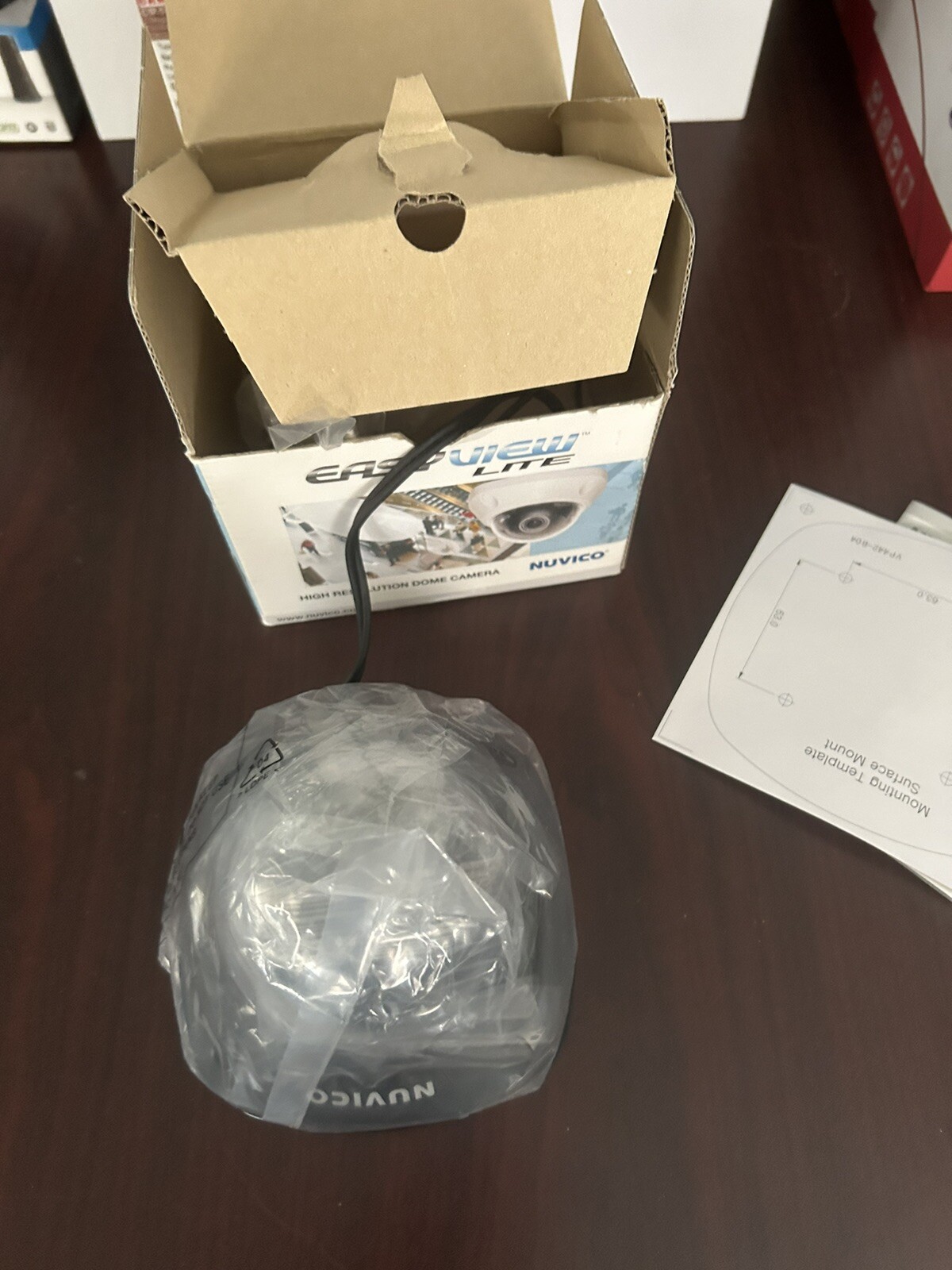 Nuvico Easy View Indoor Color Dome Day/Night Camera CD-H39N-B.See Photos.New