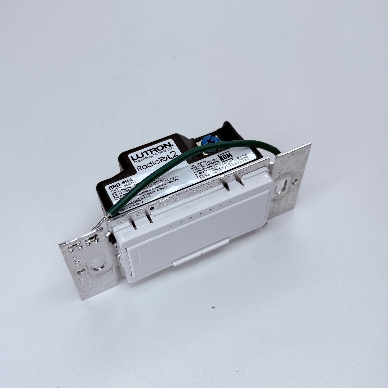 Lutron RRD-6NA-WH RadioRA2 Radio RA 2 Neutral Dimmer – White