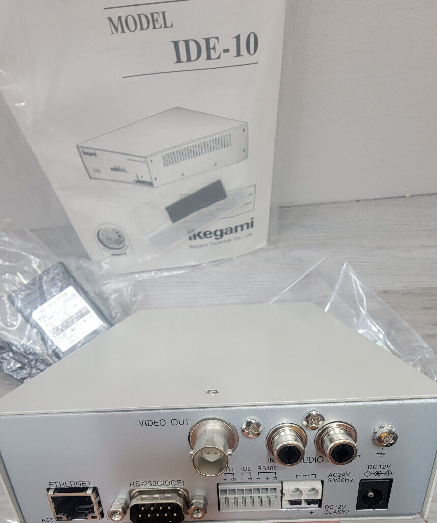 Ikegami IEN-10 H.264 High Quality Video Encoder w/Audio, PoE Made In Japan