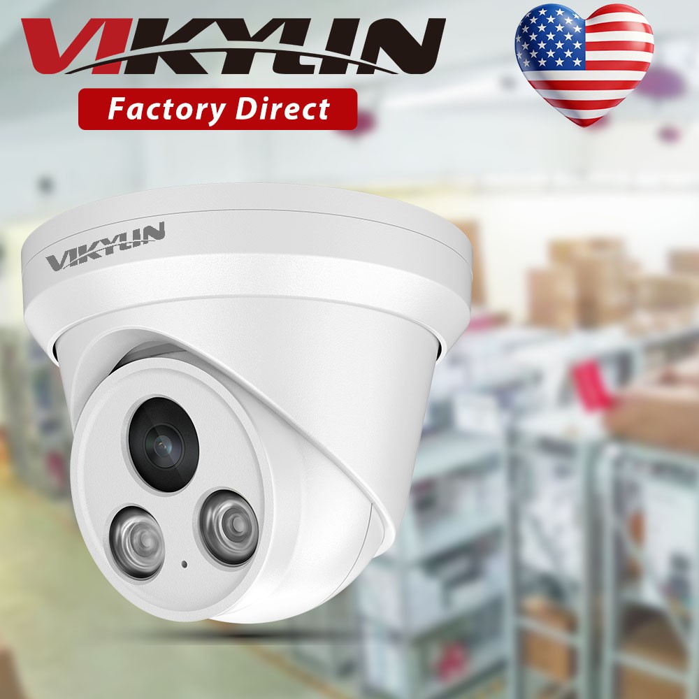 NEW VIKYLIN C51 POE IR Night Version 5MP Network IP Camera Microphone Onvif NDAA
