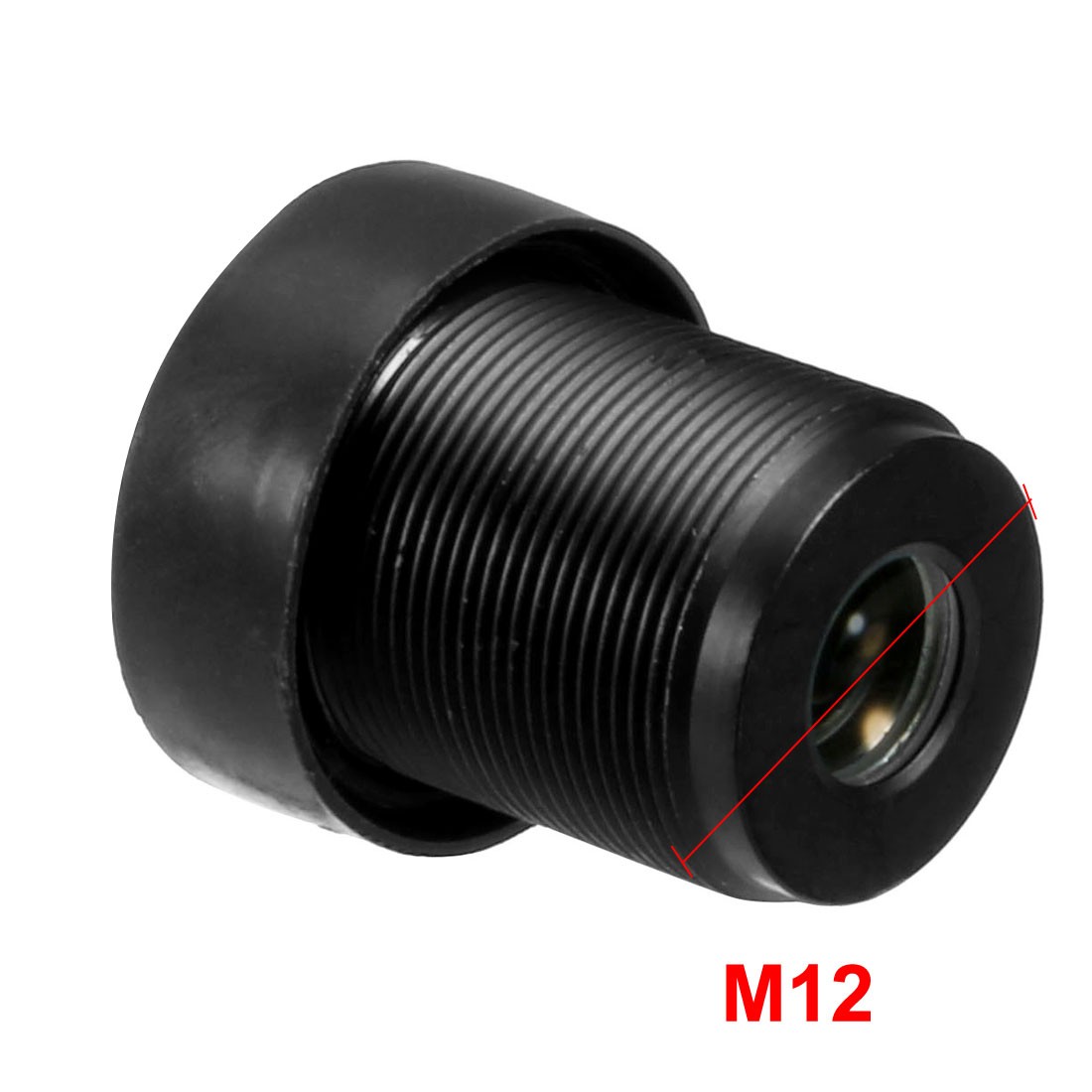 M12 Thread Mount 3.6mm Length Focal F2.0 IR Lens for CCD CCTV Camera