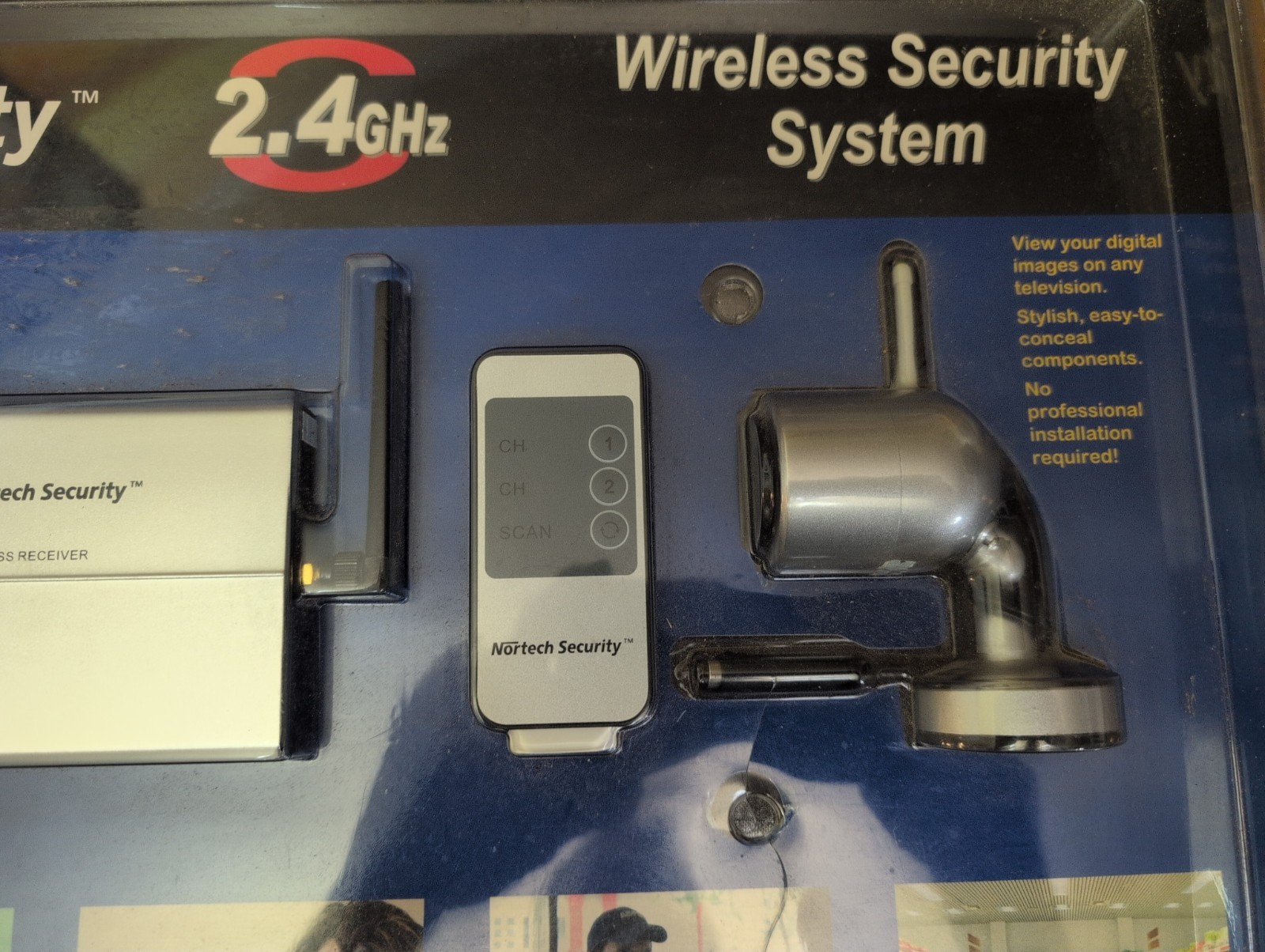 Nortech Wireless Security System E-CMKIT001 2.4GHz Color w/ Audio & Night Vision