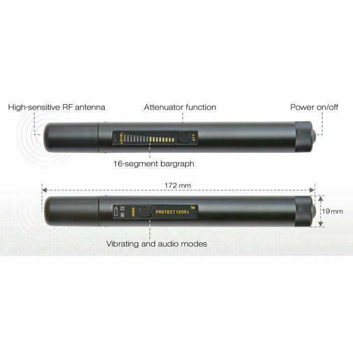 ⭐️KJB iProtect Pen-Style RF Wireless All Signal Detector Wand 3 Working Modes ⭐️