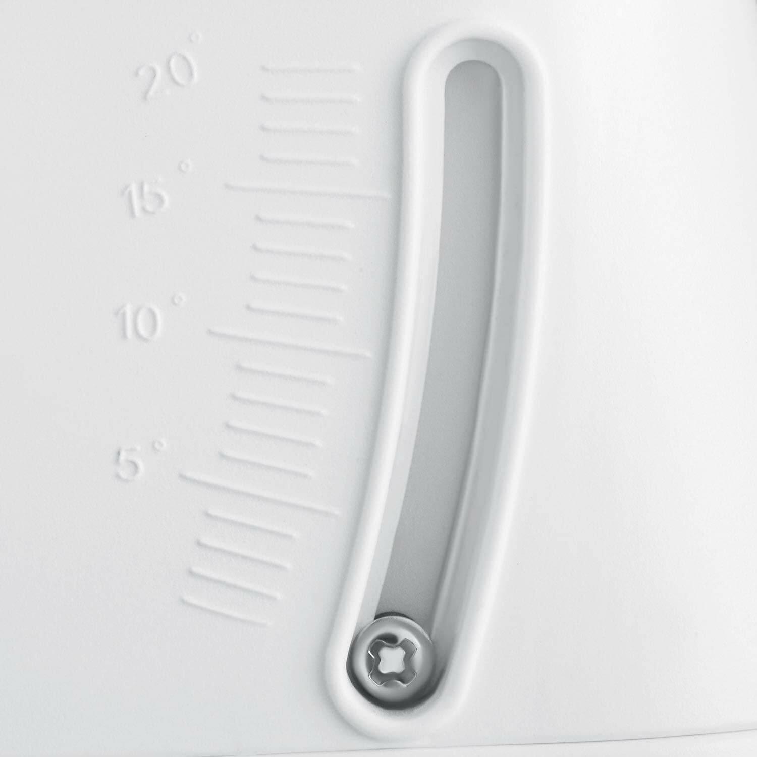 Wasserstein 0-20 Vertical Wedge Wall Mount for Arlo Wired Video Doorbell (White)