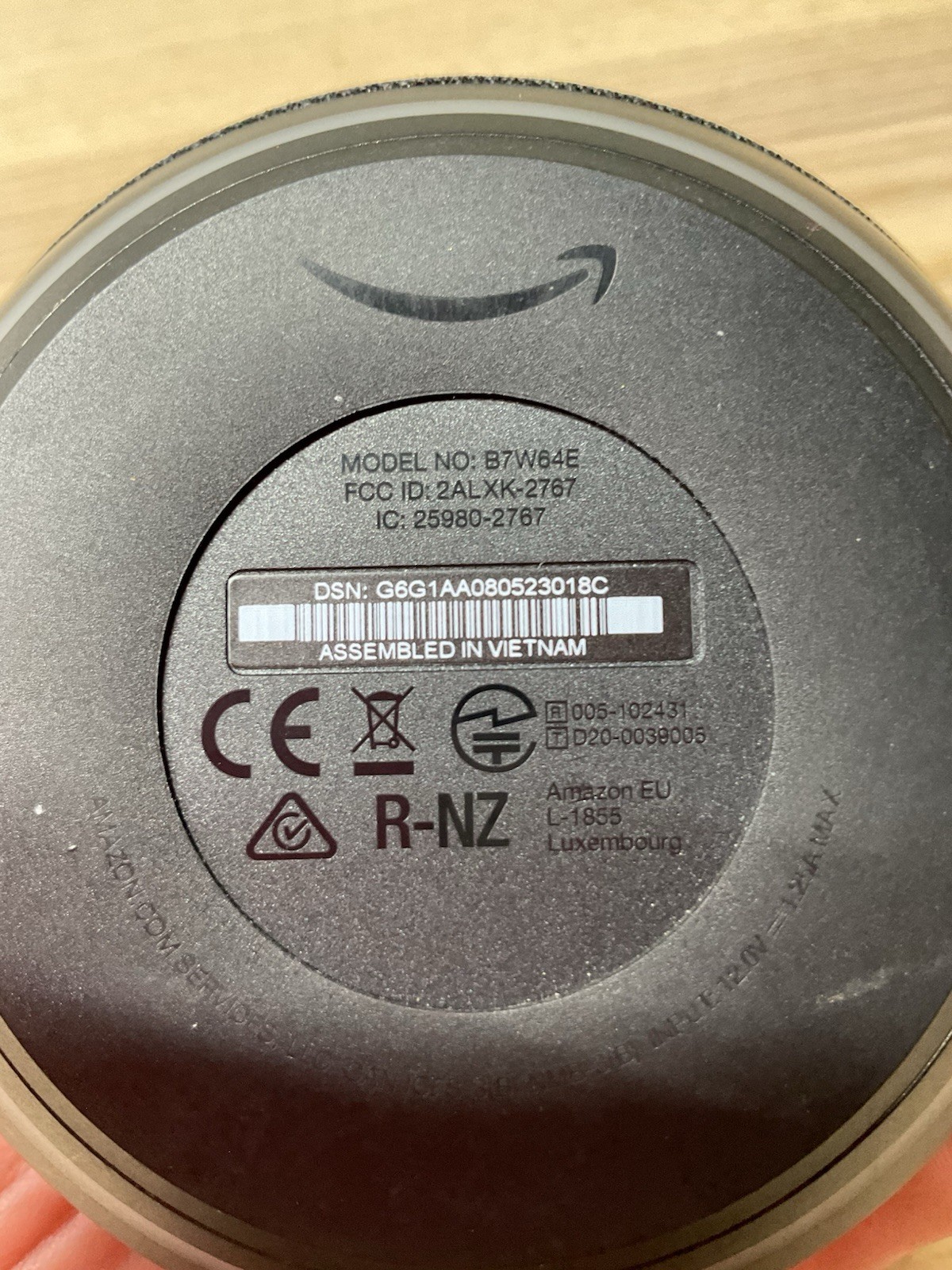 Amazon Echo Dot 4th Gen Smart Speaker Black B7W64E