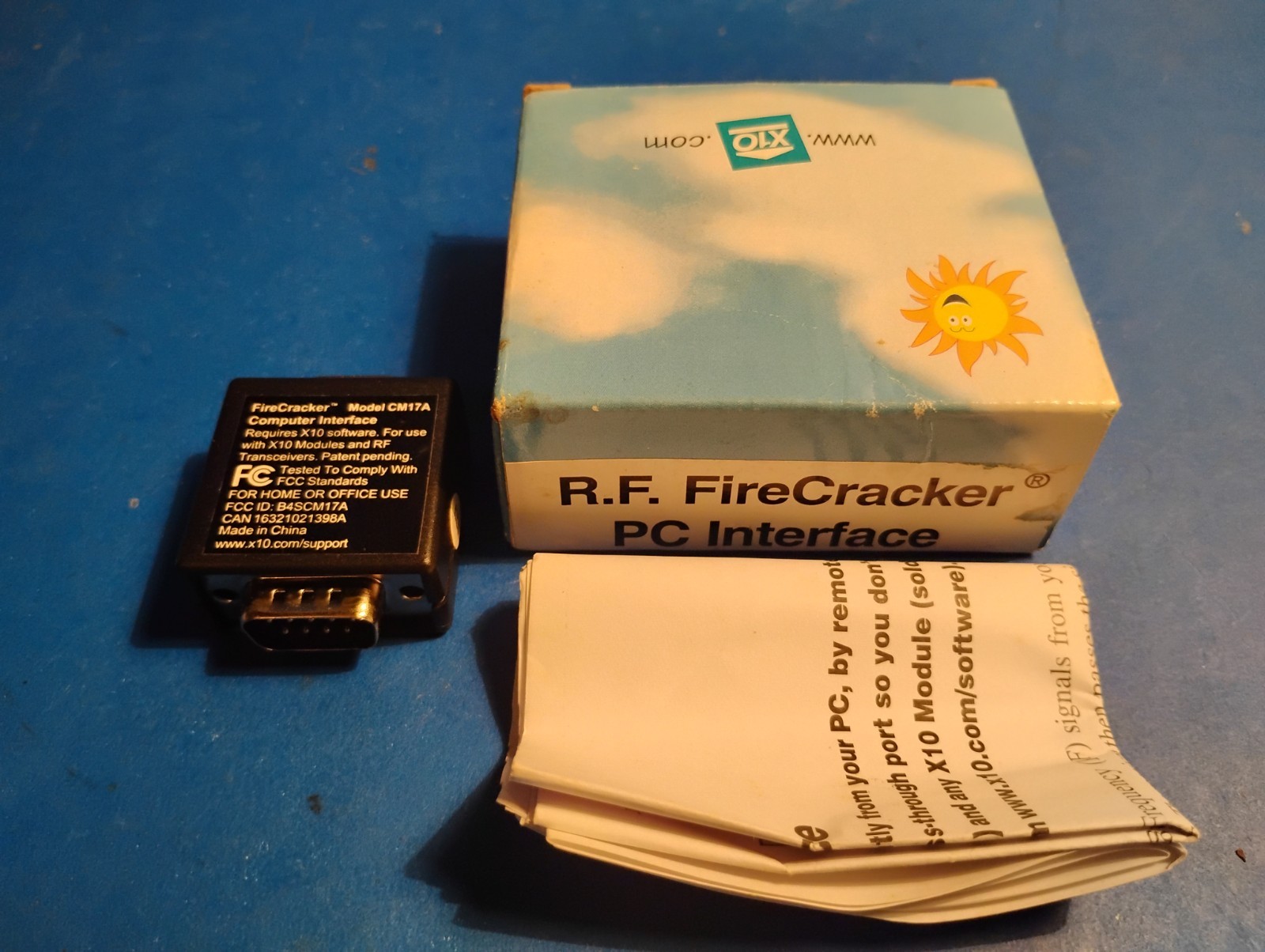 X-10 Powerhouse FireCracker X-10 Computer Interface CM17A Home Automation New