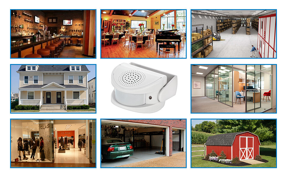 KERUI Wireless Motion Sensor Detector Doorbell Gate Entry 32 Chiimes Alert Alarm