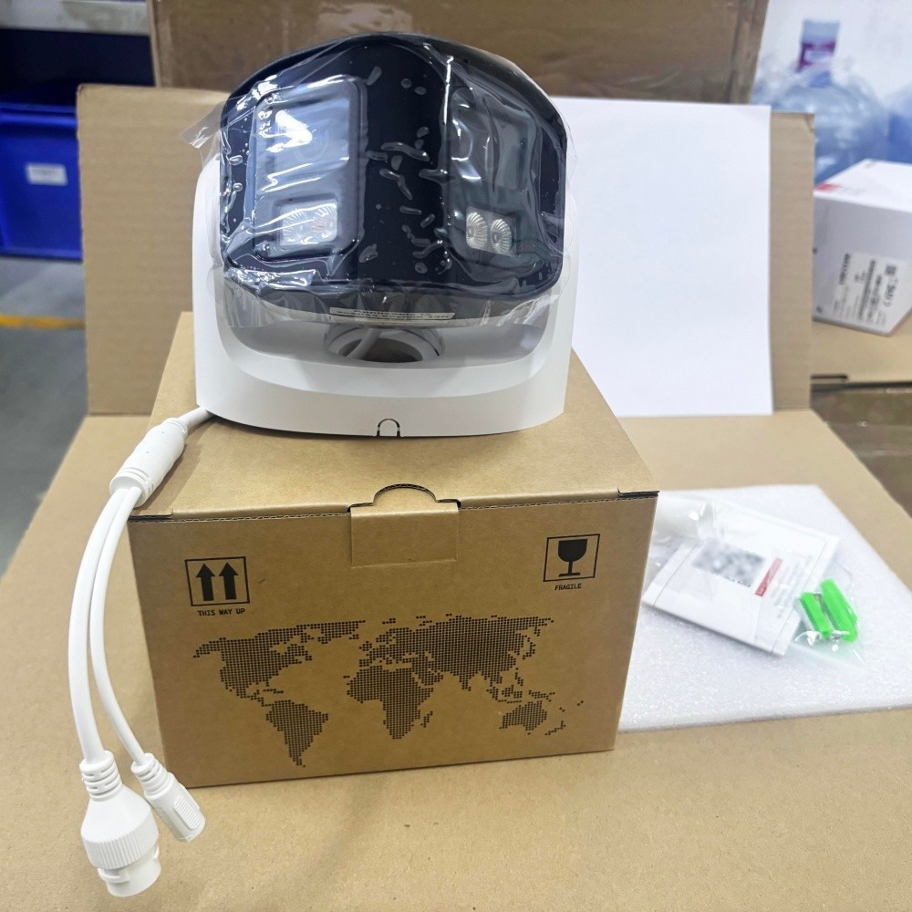 VIKYLIN Full Color+IR 180VIEW POE MIC Viewer Monitor 4MP IP CAMERA audio Outdoor