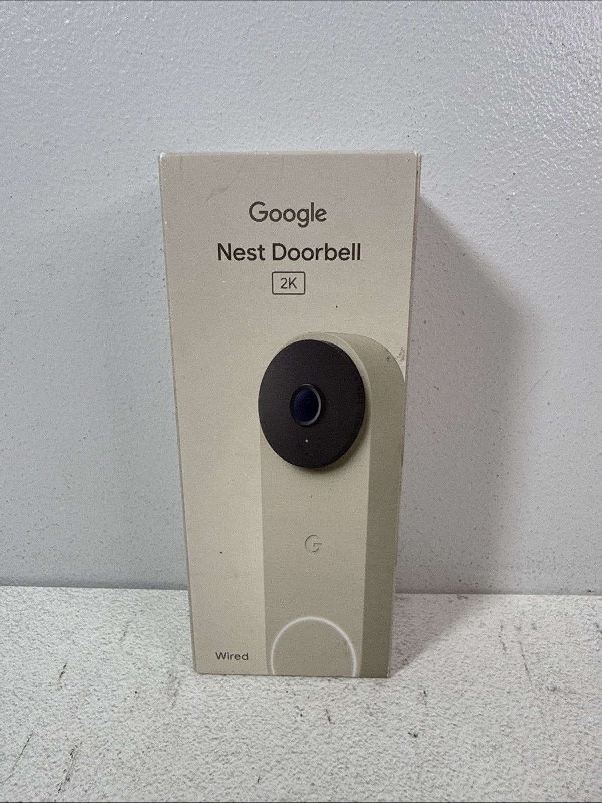 Google Nest Doorbell 2K Camera (Wired – 3rd Gen) Linen – New in Box