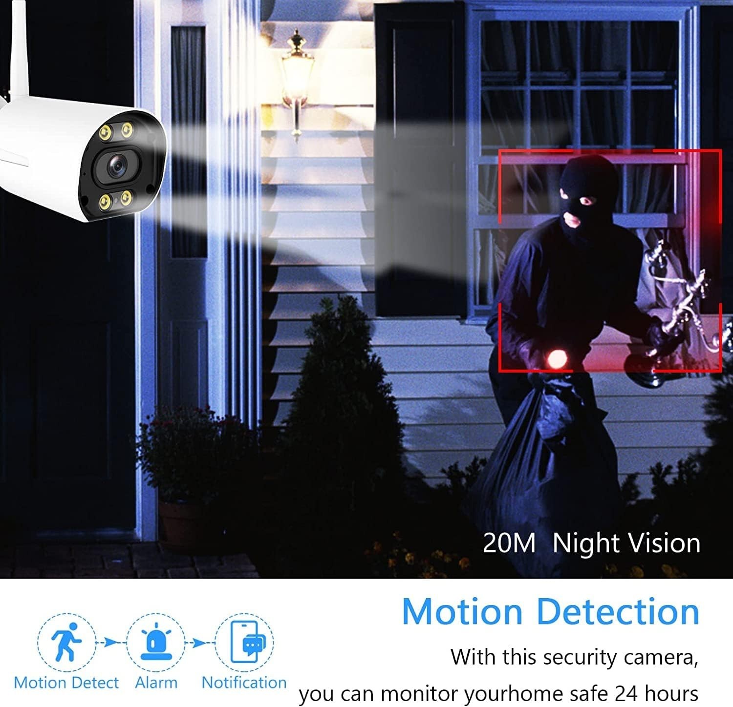 4MP Cellular Camera 4G vSIM Color Night Vision Human Detection 10x Digital Zoom