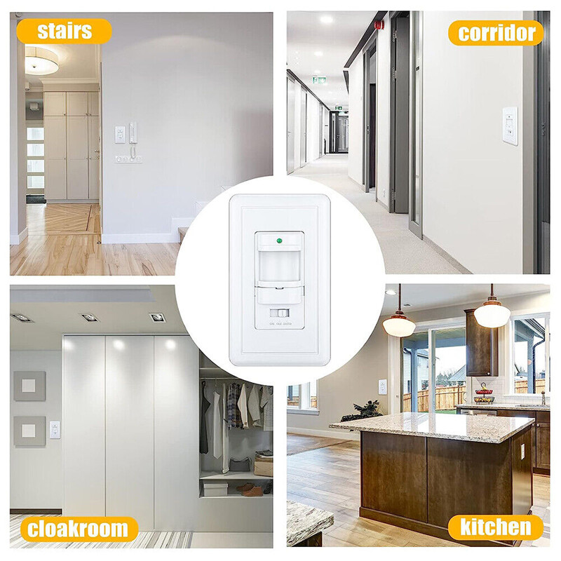 110V Motion Sensor Infrared PIR Movement Detector Outdoor Sensor Light Switch US