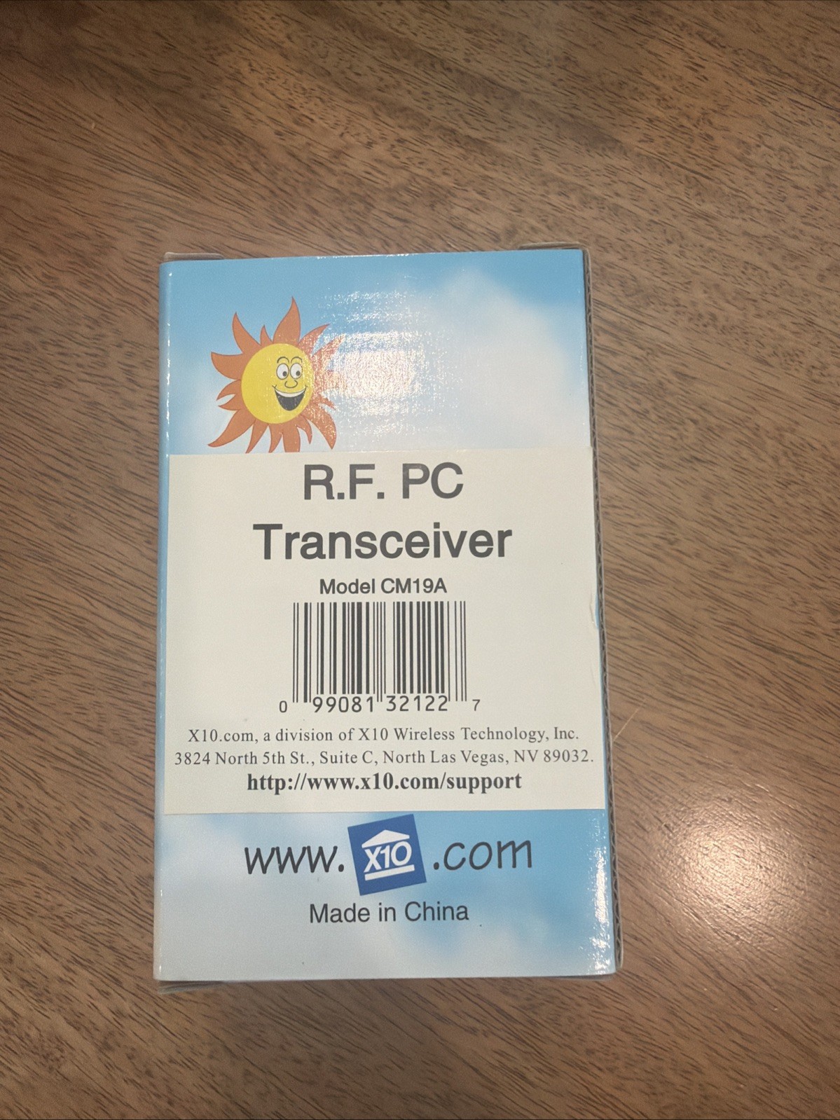 X10 USB R .F. PC Transceiver CM19A NIB