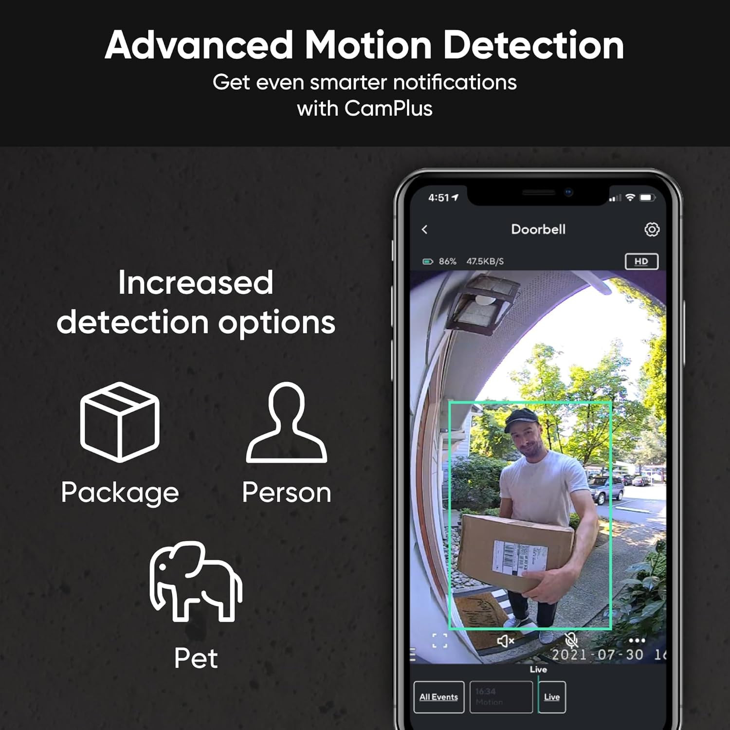 Wyze Wireless Video Doorbell Pro (Chime Included) with Easy-To-Use Design, 1440
