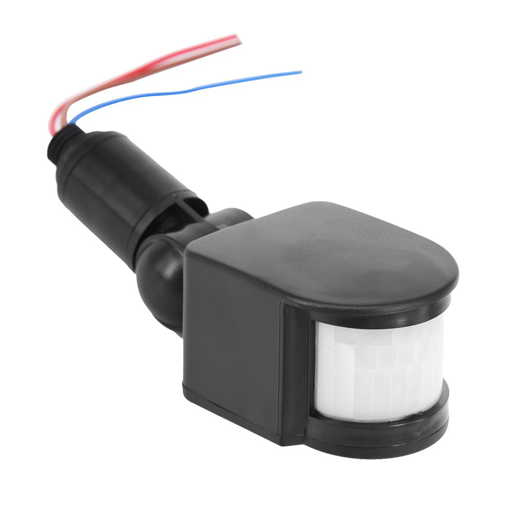 180° 110-220V PIR Infrared Motion Sensor Detector Wall Lamp Switch LED Outdoor