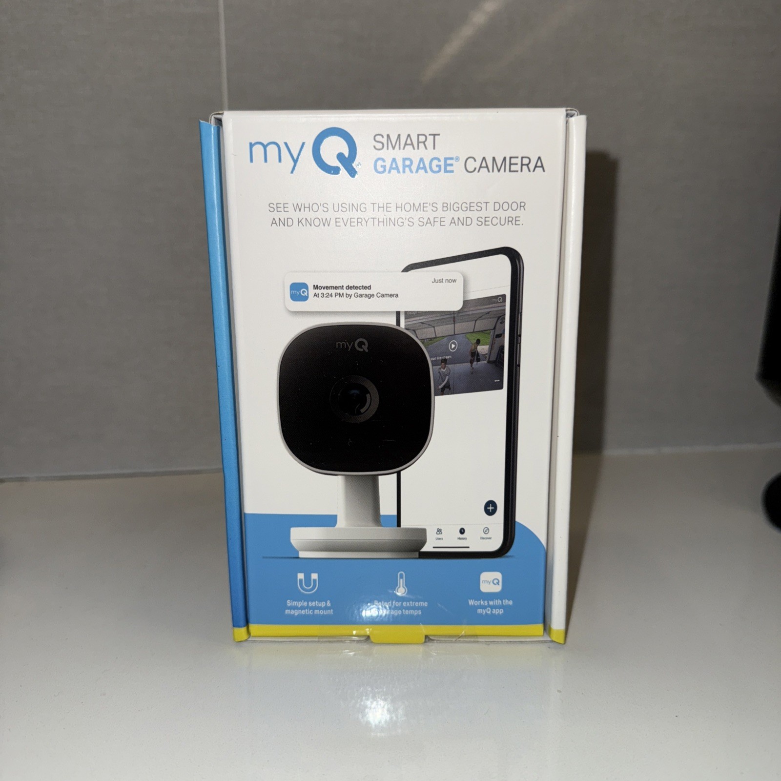 New My Q Smart Garage HD Camera