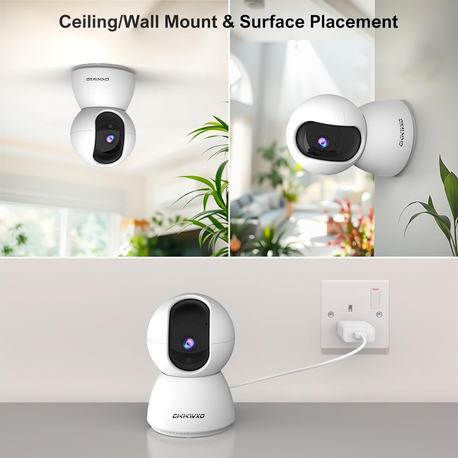 Incredible 2.4/5GHz Wi-Fi Indoor Camera – Ideal for Pet & Baby Monitoring