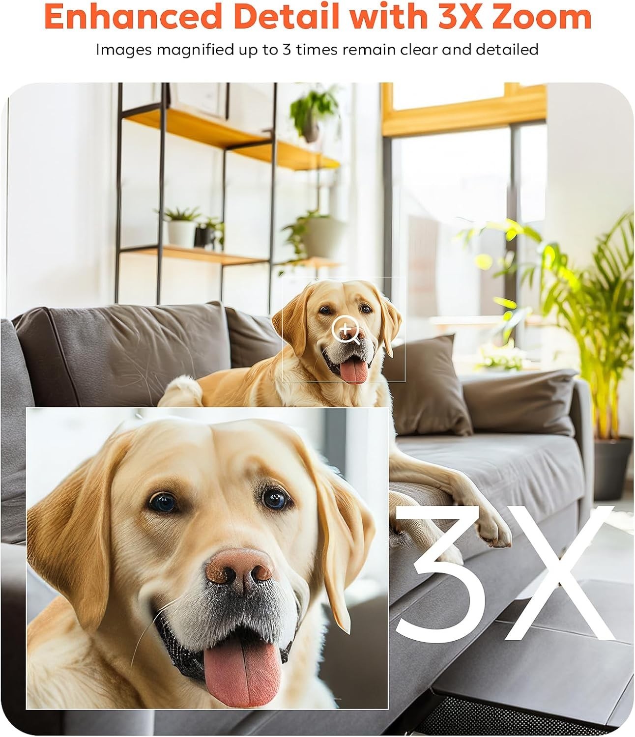 2K Indoor Camera for Home with Alexa Support, Night Vision & Live Streaming