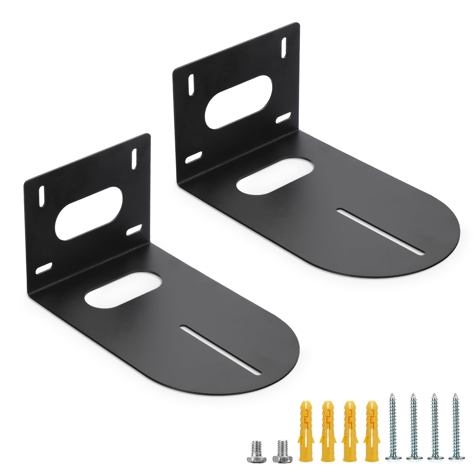 2 PCS Black PTZ Camera Bracket Universal Mount Fits Various PTZ Cameras