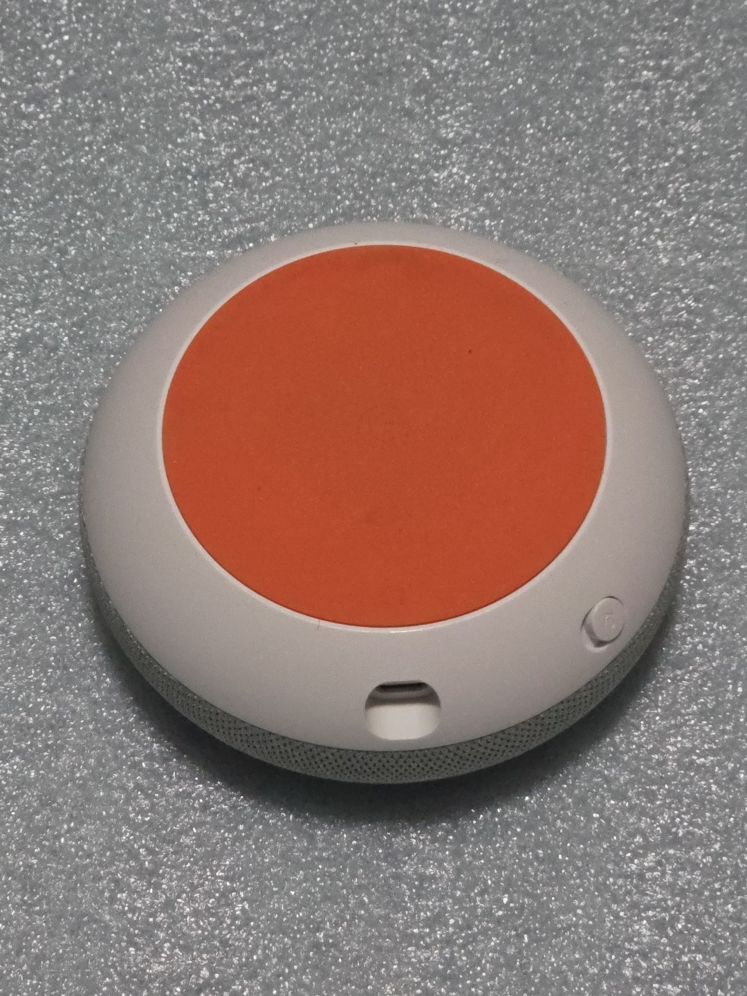 Google Home Mini 1st Gen Model H0A Gray & Orange, w/ Power Cord