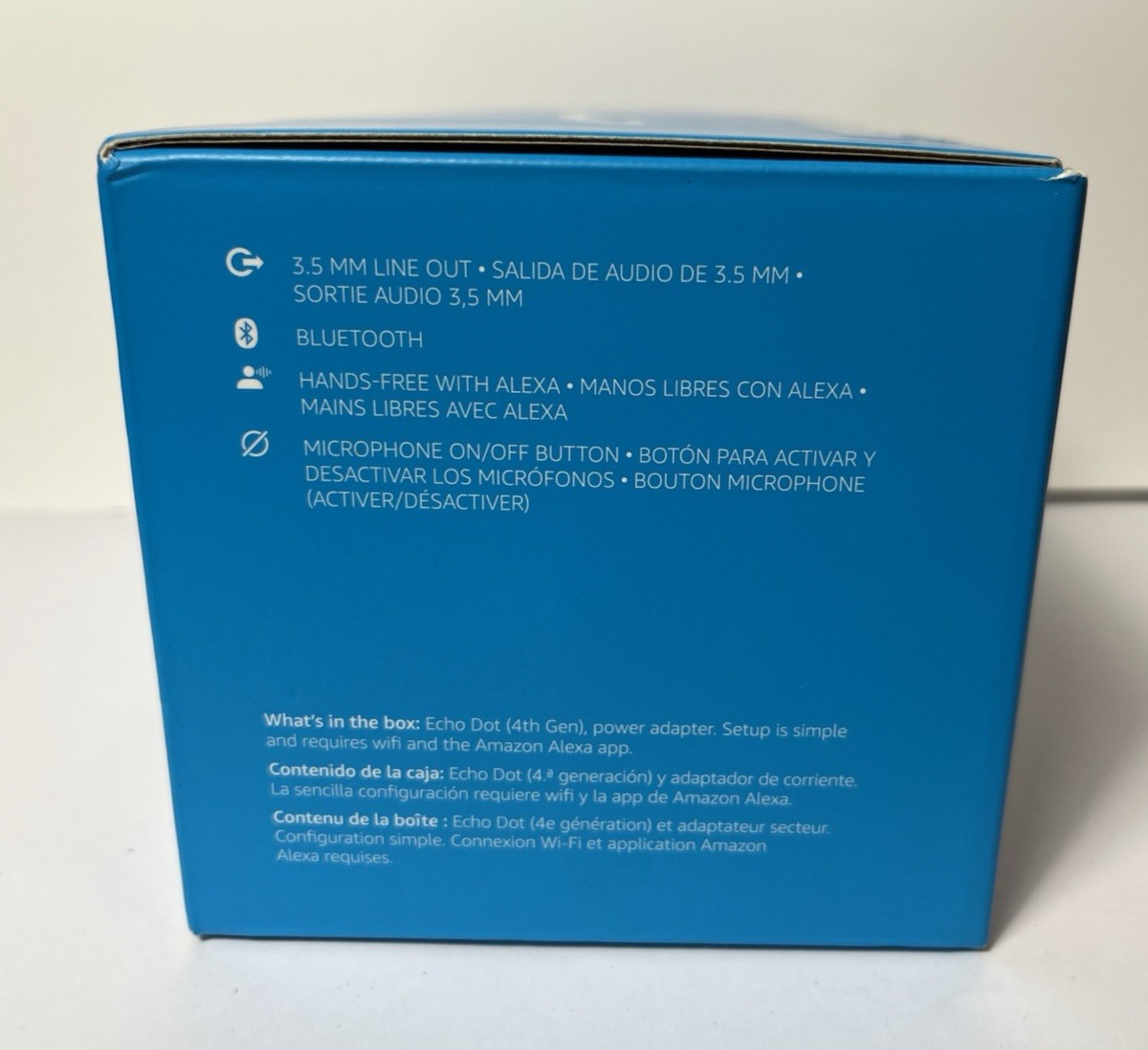 NEW – Echo Dot (4th Gen, 2020 release) B7W64E Smart Speaker with Alexa BLACK