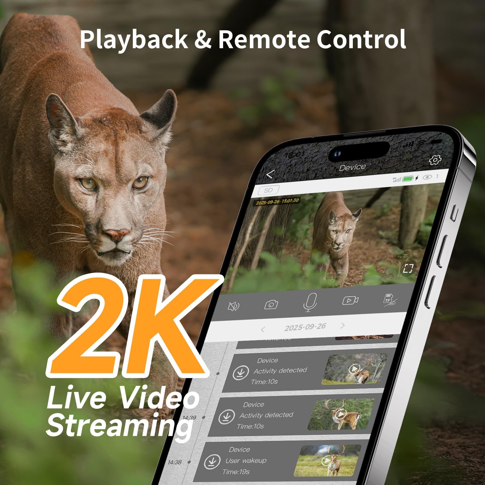 SEHMUA 4G LTE Cellular Trail/Game Camera with Unlimited Data Plan Live Streaming