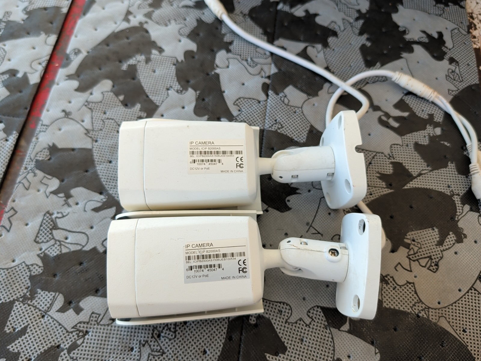 2- IC Realtime ICIP-B2000AS IP Indoor/Outdoor Bullet IR Network Camera Lot 2