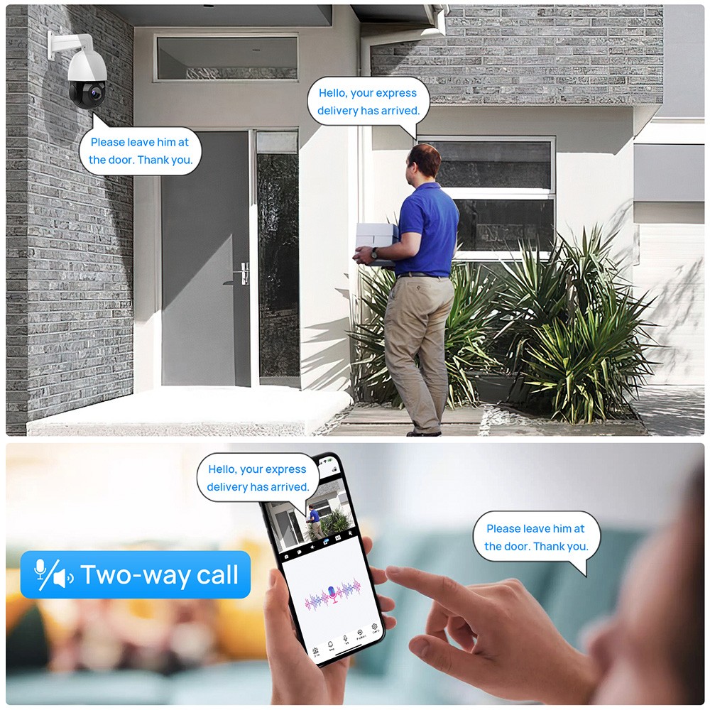 VIKYLIN 8MP 4K IR PTZ Camera Humen Auto Tracking 18X 25X 40X Zoom Optional CCTV