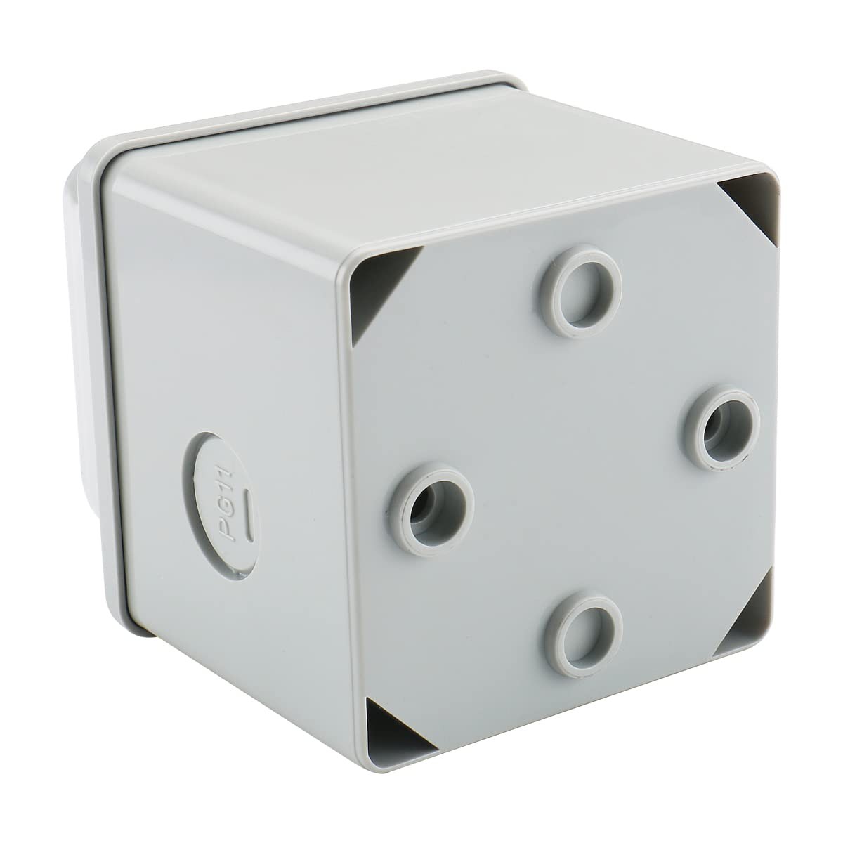 BAOMAIN Compact Switch Enclosure Box 2.6”×2.6”×3.15” 2.6″x2.6″x3.15″, Grey
