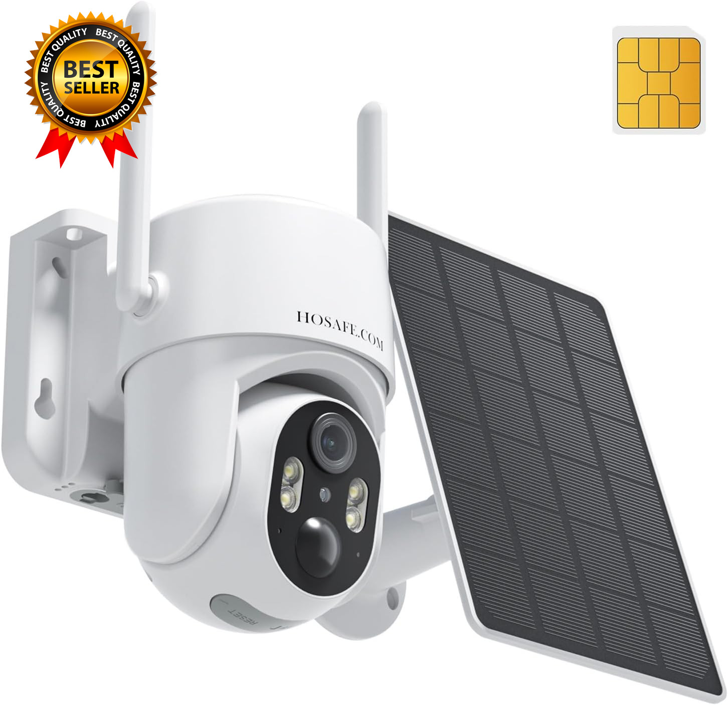 4G LTE Cellular Security Camera No Internet Needed, Solar No Wifi Security