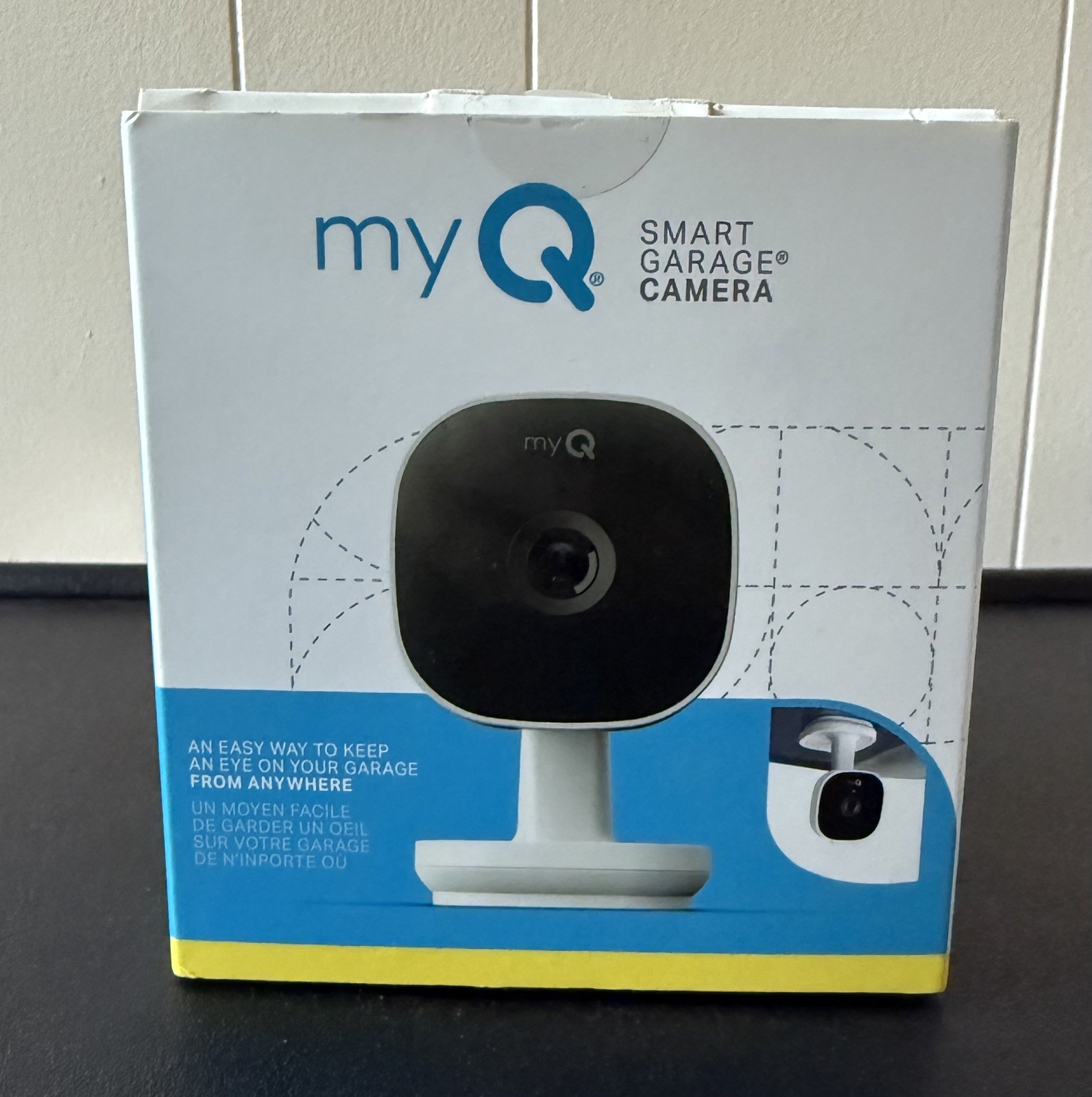 myQ Smart Garage Security Camera– 1080p HD Video, Night Vision, Motion Detecti