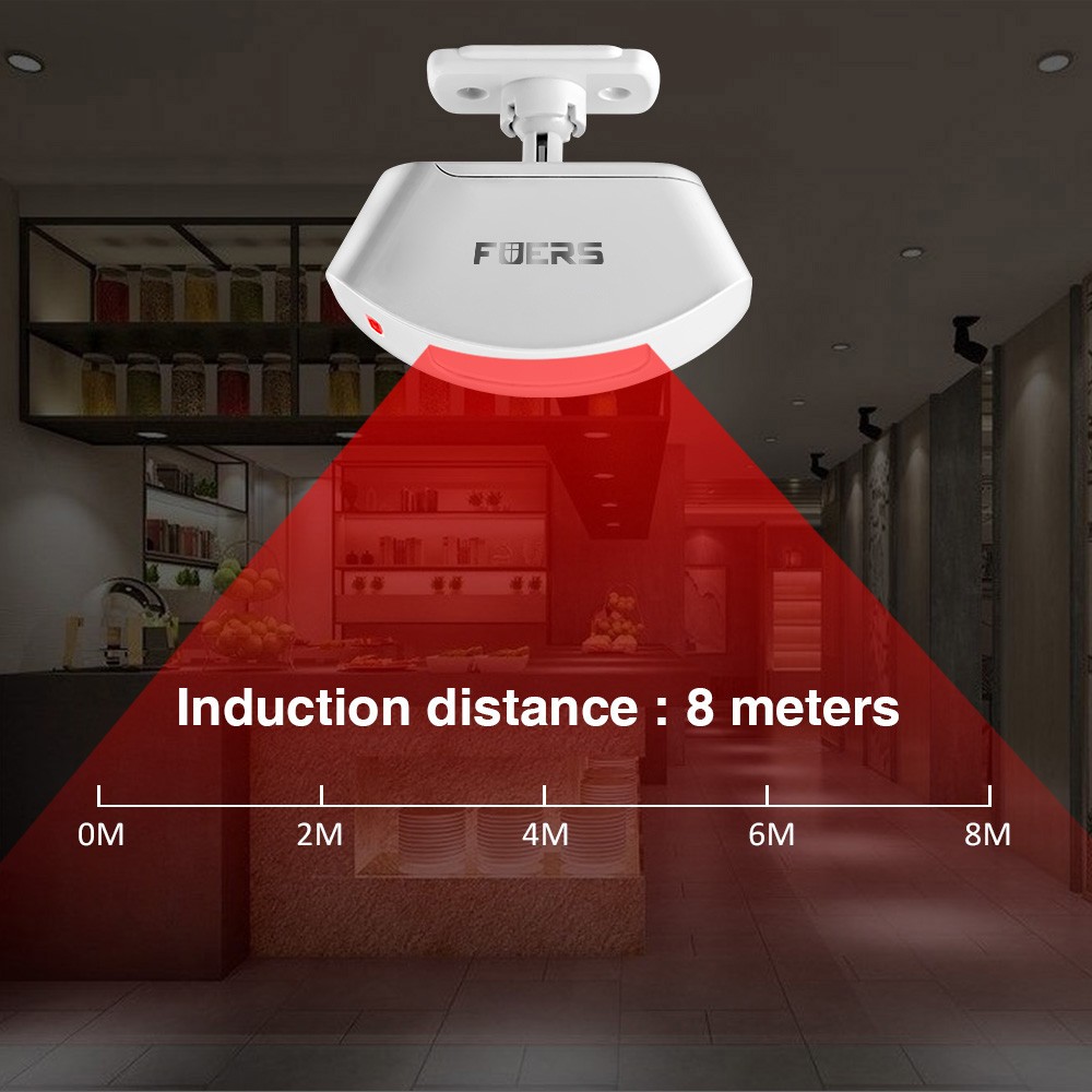 Wireless Driveway Alarm Infrared Motion Sensor Home Garage Alert Security System