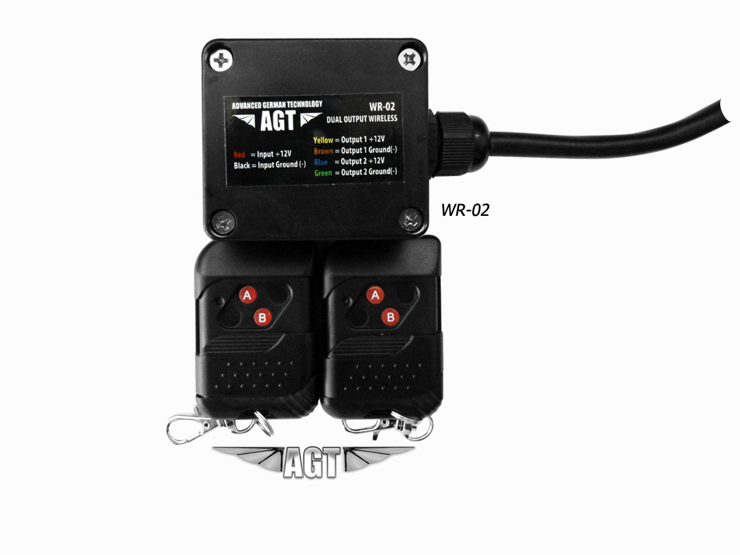 12V DC RF Wireless Remote Control & 2 Channel Toggle Switch 2 Transmitter