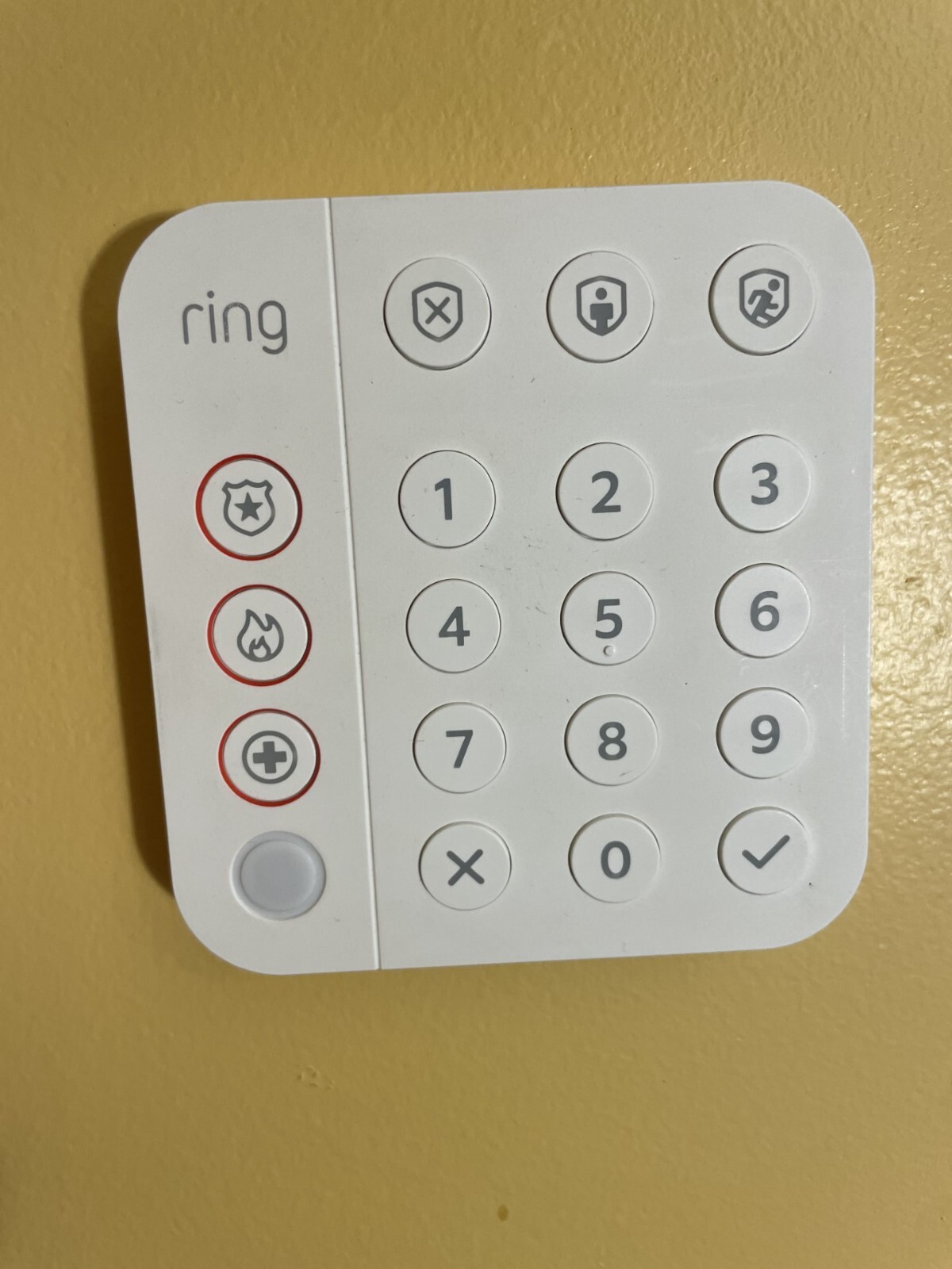 Ring Alarm Keypad Wall Mounting Plate (Small) – 3D Printed (Keypad Not Included)