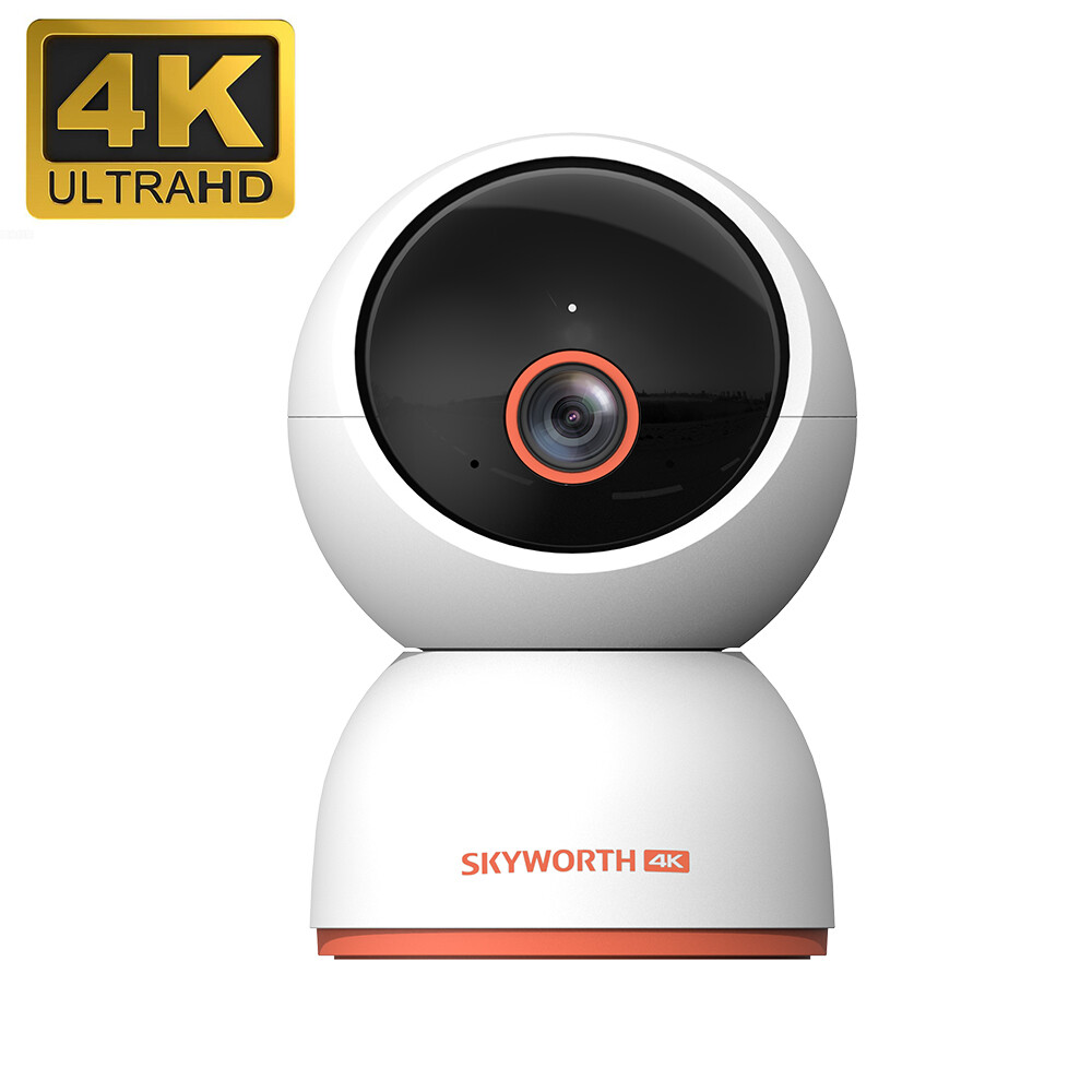 Skyworth H80 Pro 4K 8MP Indoor Security Camera 2.4 & 5 Ghz Pet Baby Monitor PTZ
