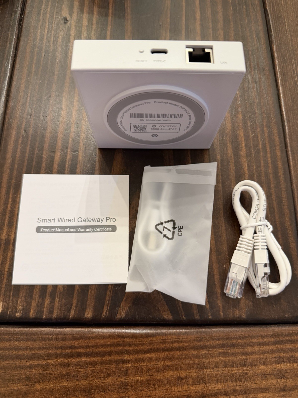 Tuya Smart Wired Gateway Pro Hub THP10-Z-X Zigbee Matter Thread