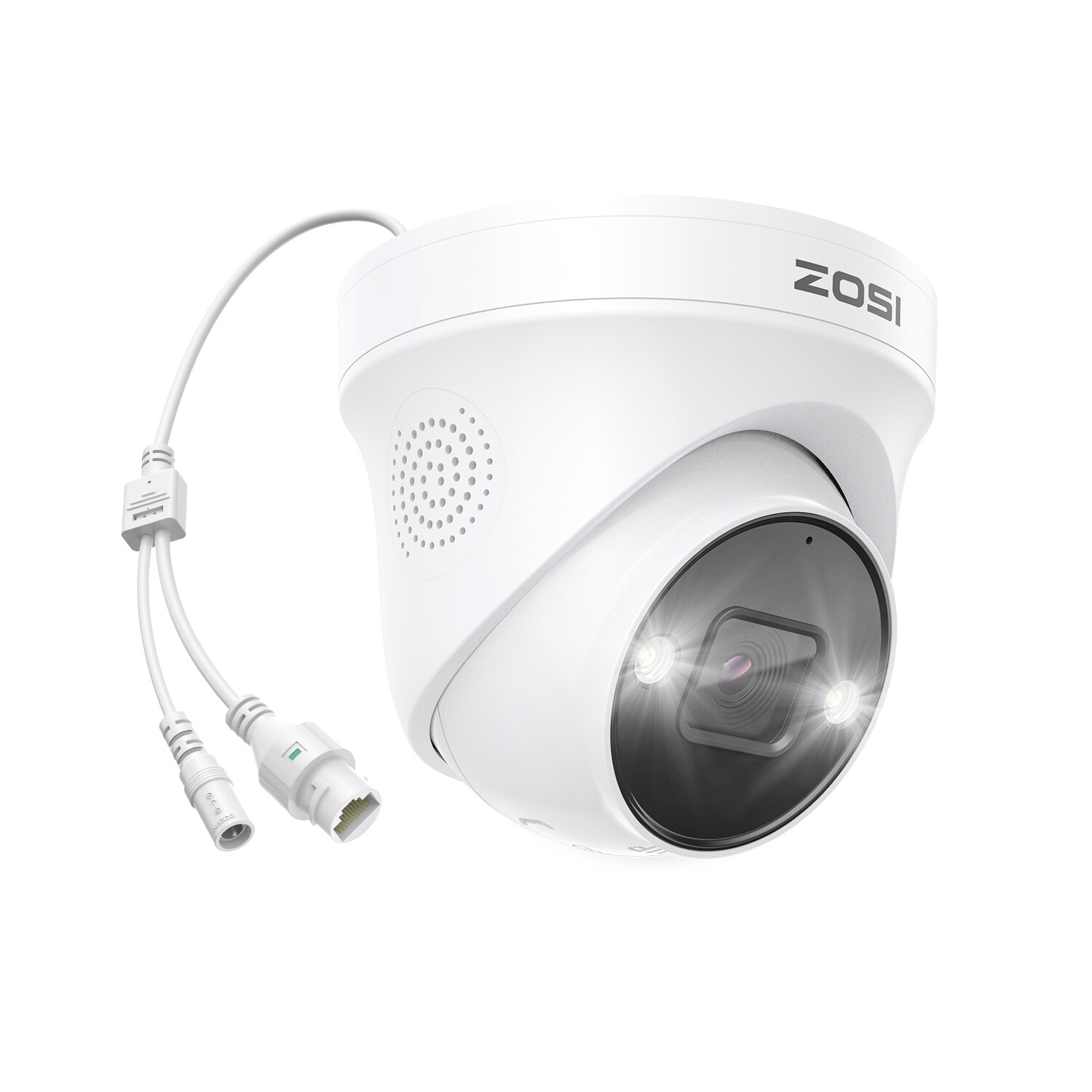 ZOSI 5MP PoE IP Security Camera 2 Way Audio Outdoor AI Person/Vehicle Detection