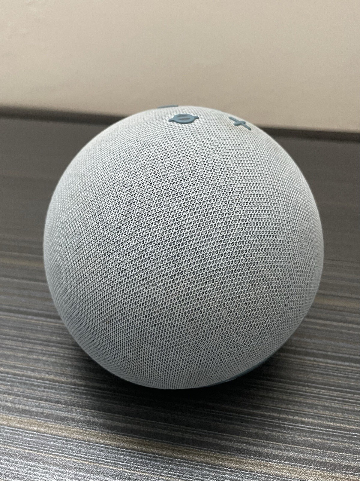 Amazon Echo Dot B7W644 Blue Gray 4th Generation Wireless Bluetooth Speaker -Read