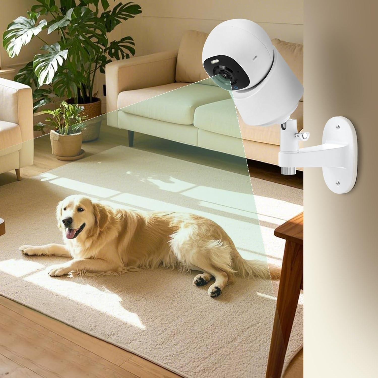Adhesive Security Camera Mount for eufy Indoor Cam E30/C210/C220/E220, White