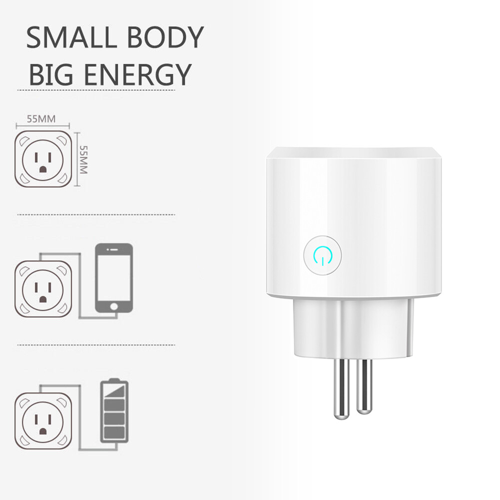 Smart Life WiFi Plug for Google Home Amazon Alexa 16A Wireless Power Socket