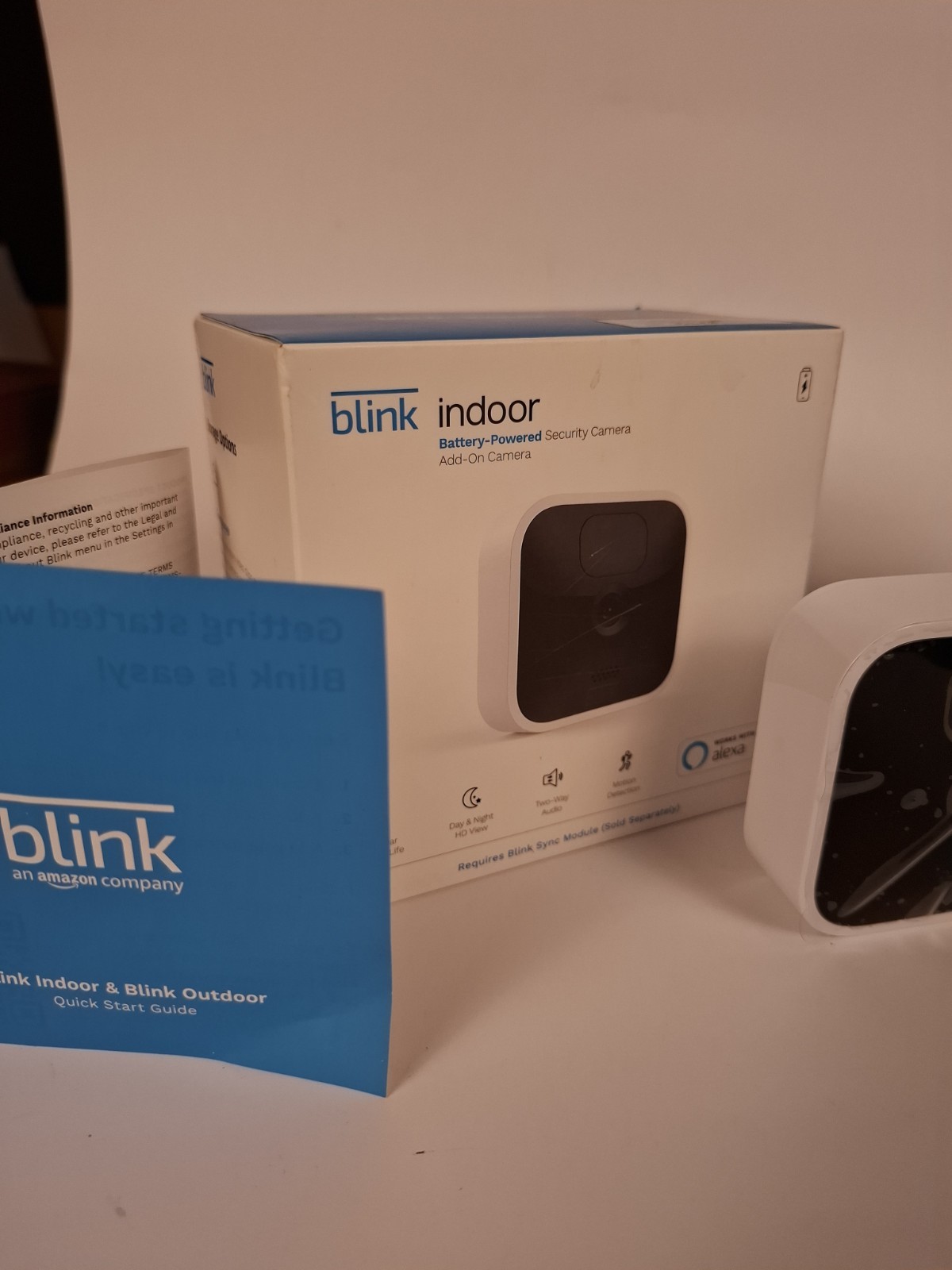 Blink 3rd Generation Indoor Add On Security Camera New