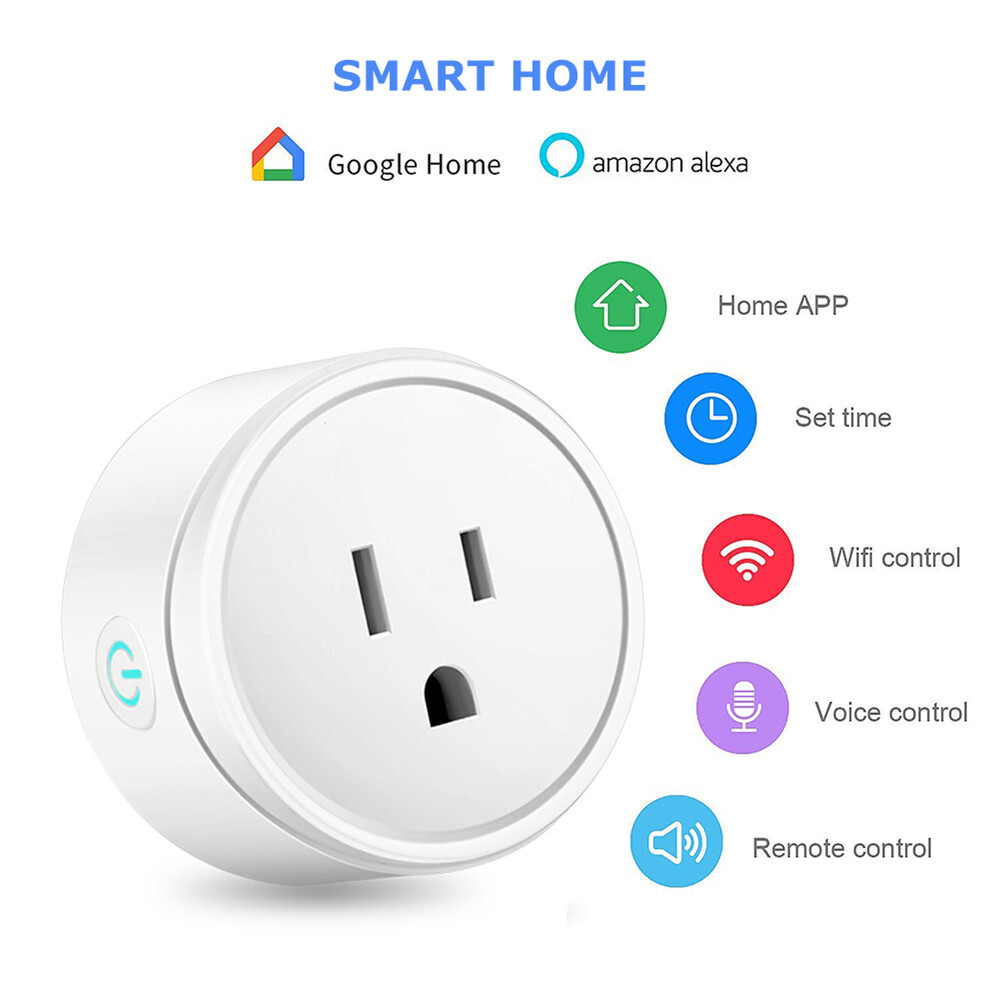 Smart Life WiFi Plug for Google Home Amazon Alexa 16A Wireless Power Socket