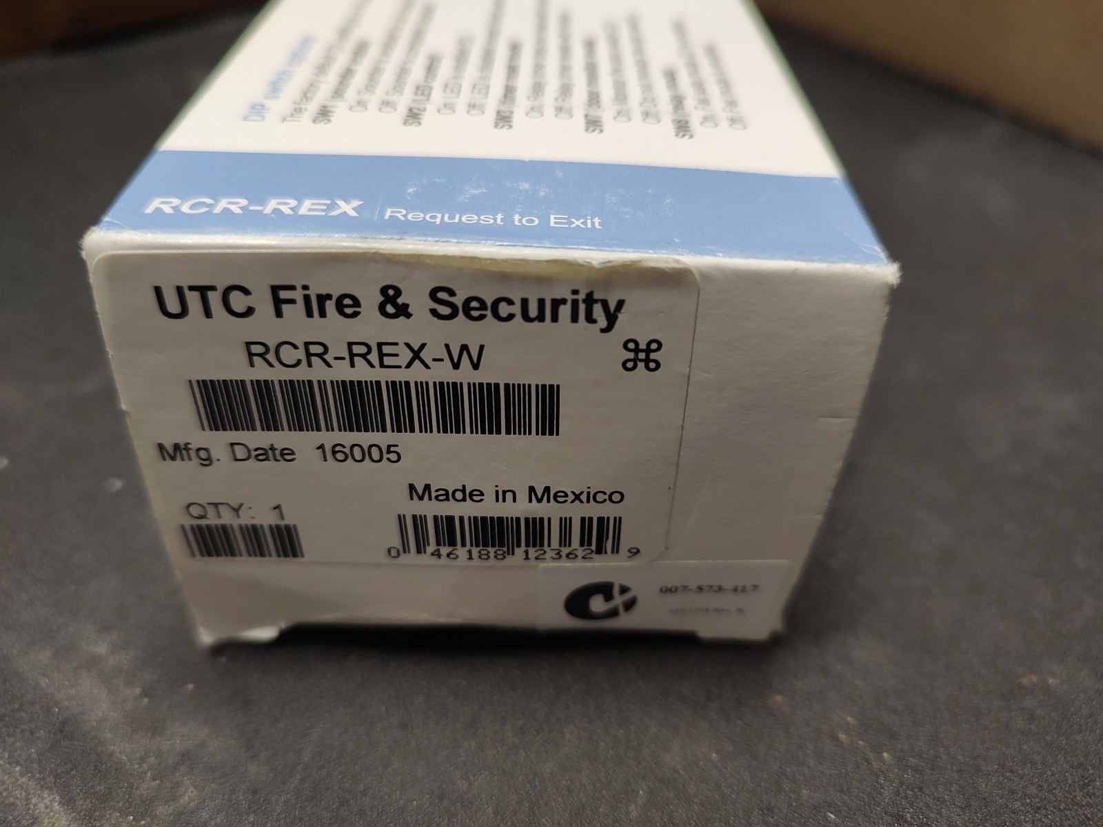 Interlogix UTC RCR-REX-W Request to Exit w/ built-in sounder Dual Technology