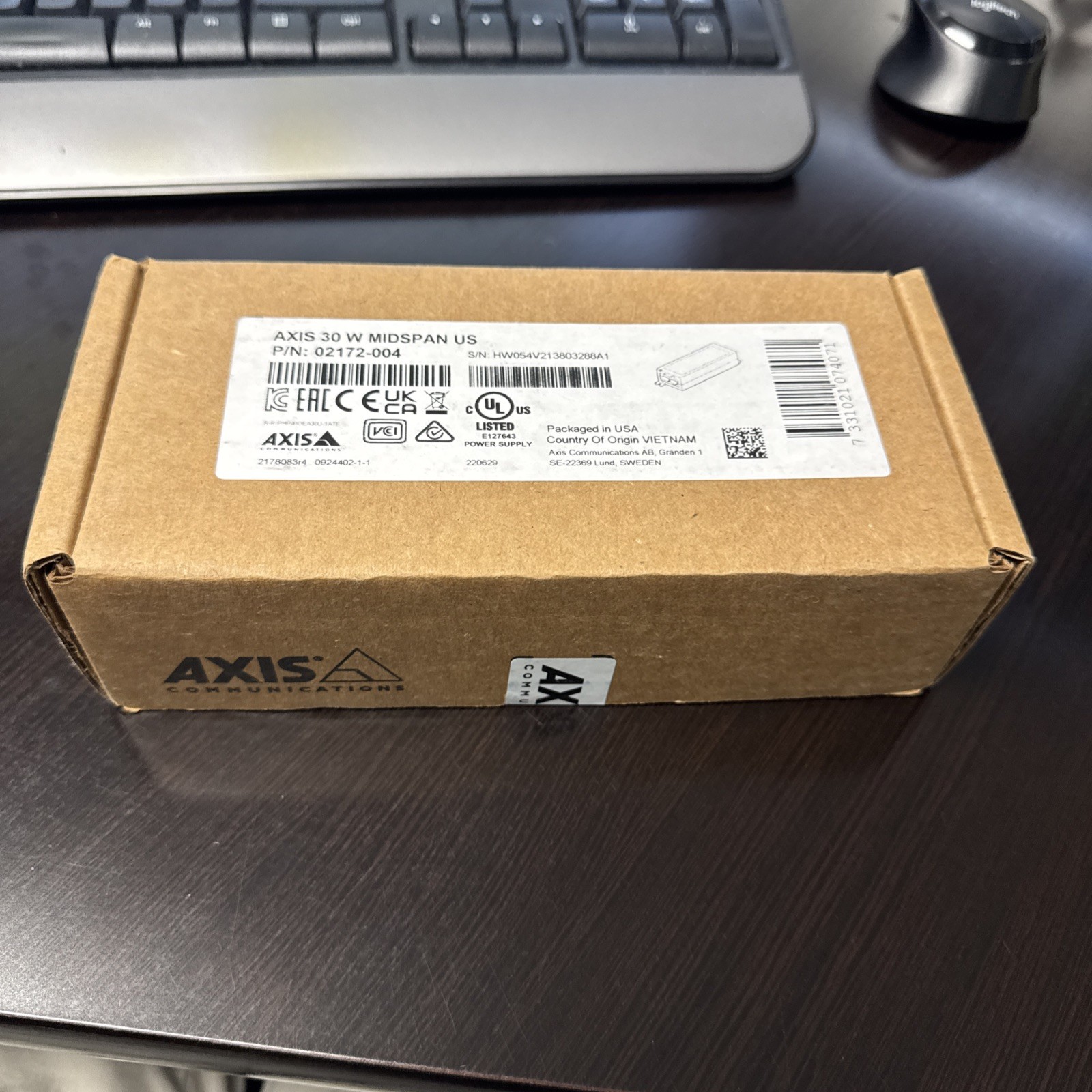 AXIS 30 W MIDSPAN USP/N: 02172-004S/N: HW054V241000723A2 Sealed Free Ship