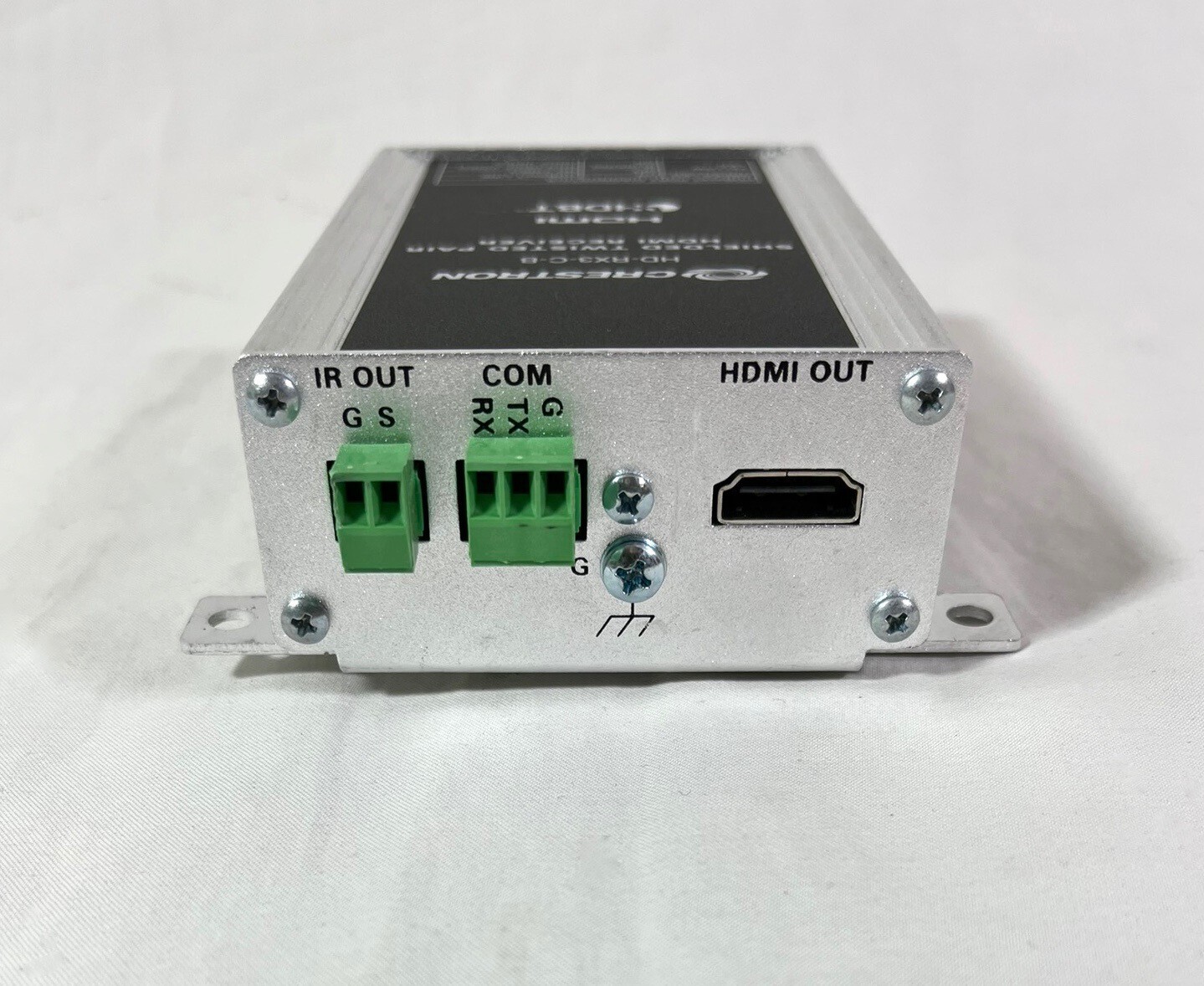 Crestron HD-RX3-C-B and AC Power Supply CAT 5 Receiver HDMI w/ Cables