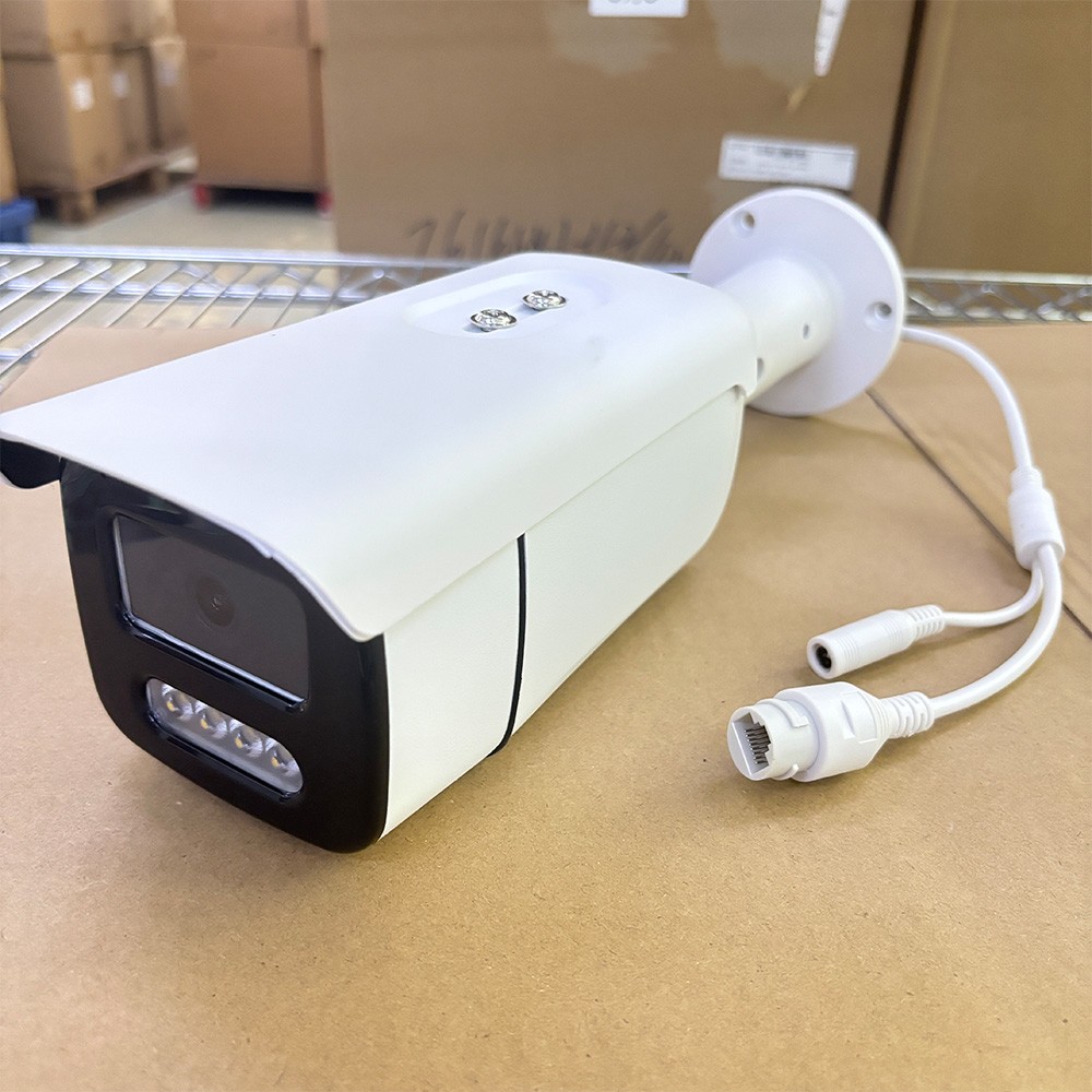 Vikylin 5MP Bullet IP Camera Full Color Mic CCTV POE Outdoor H.265+ IP66 3.6mm