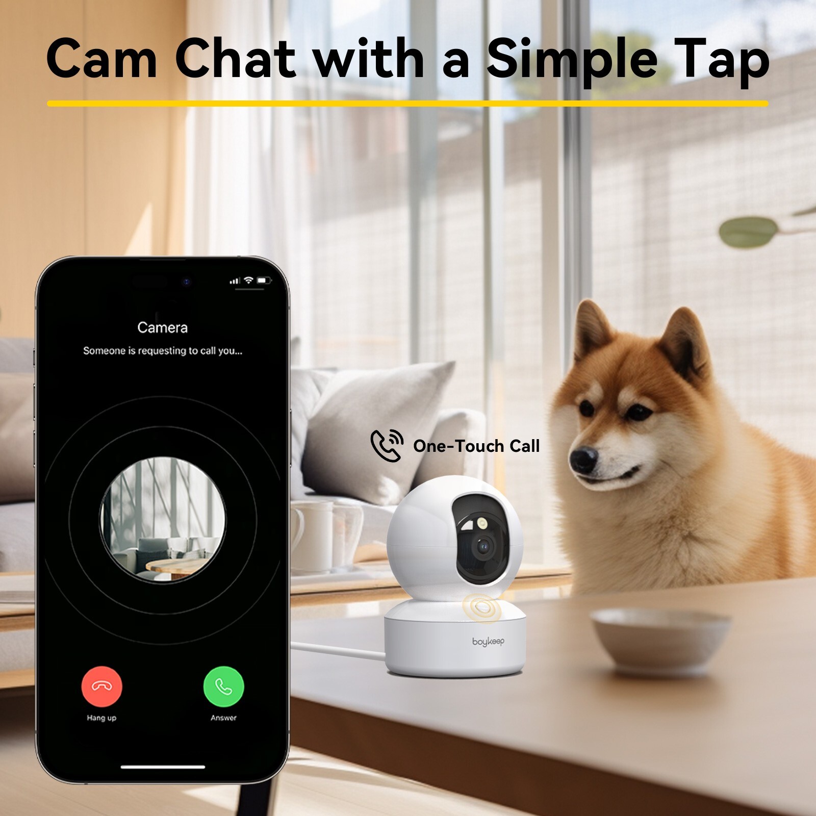 4Pcs Wireless 5G WiFi Security Camera Smart Indoor Night Vision 2K Wired Cam